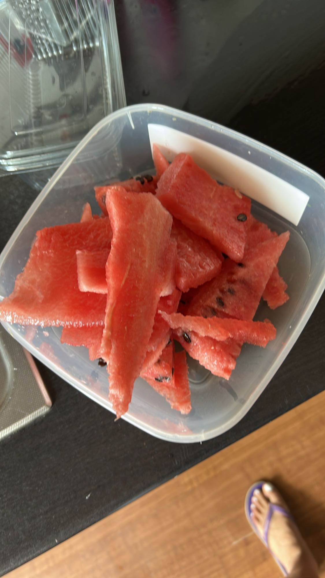 Felii de pepene roșu