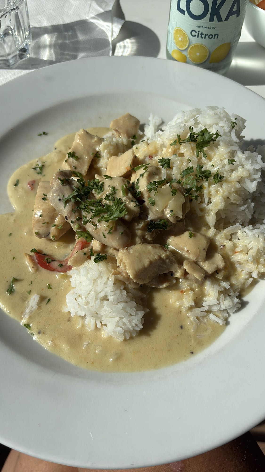 Kycklinggryta med ris