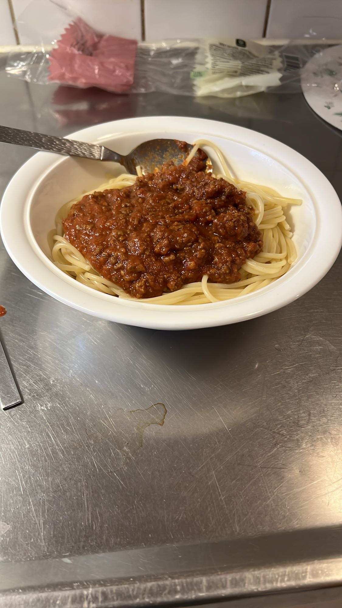 Spagetti med köttfärssås