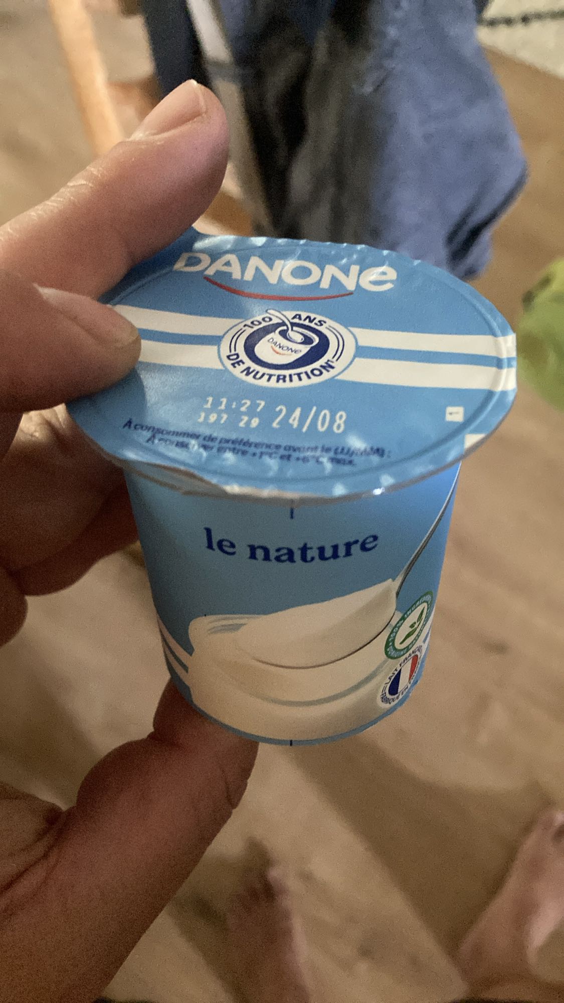 Yaourt nature Danone