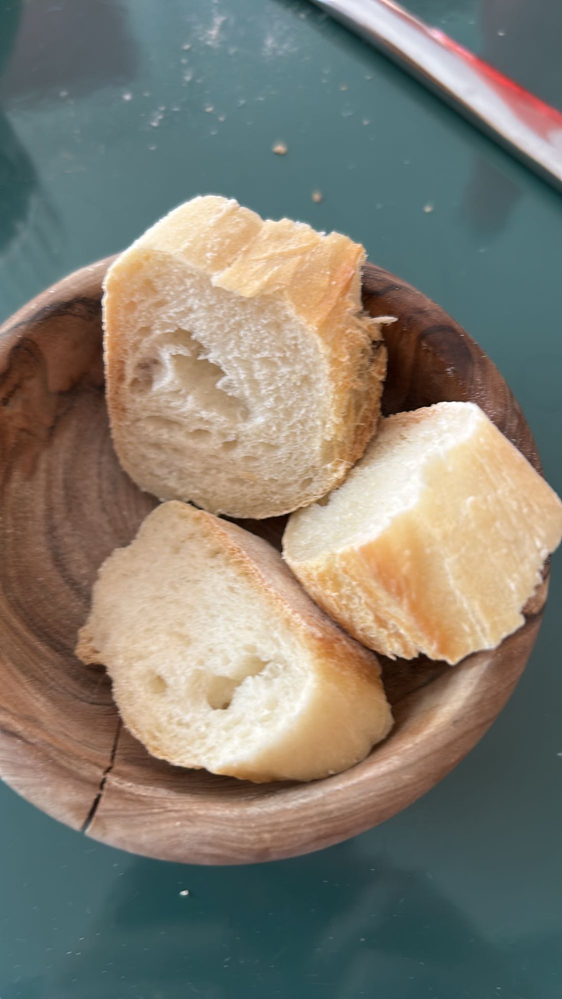 Tranches de baguette