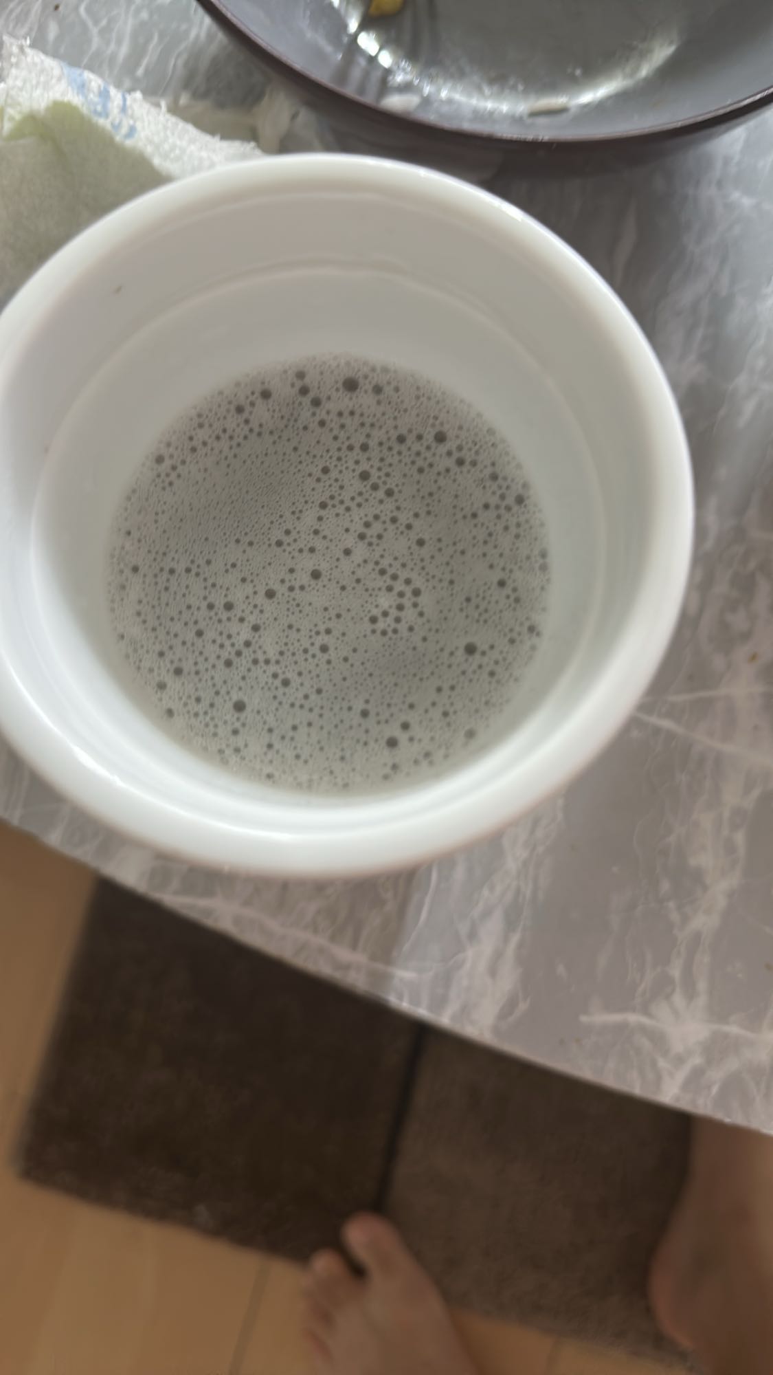 Schwarzer Sesam-Getränk