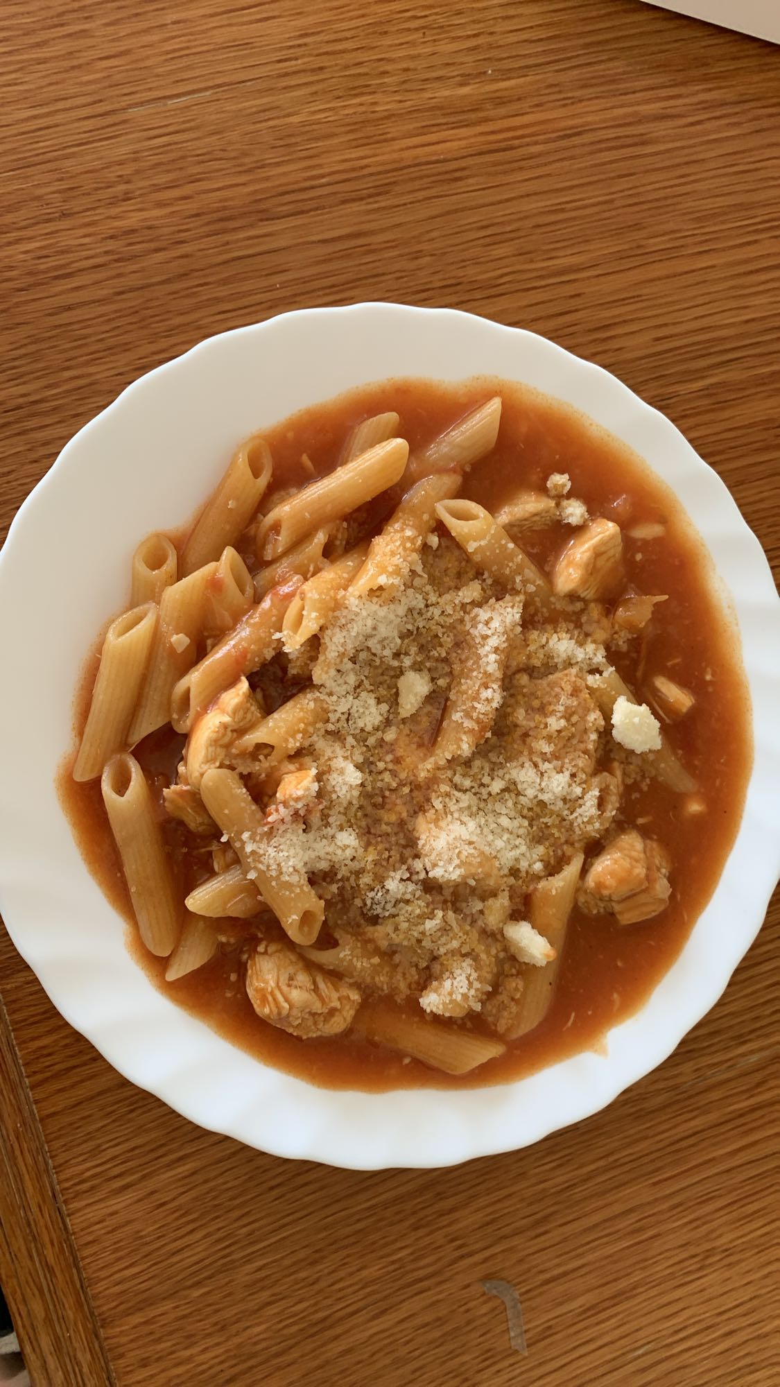 Makaron z kurczakiem