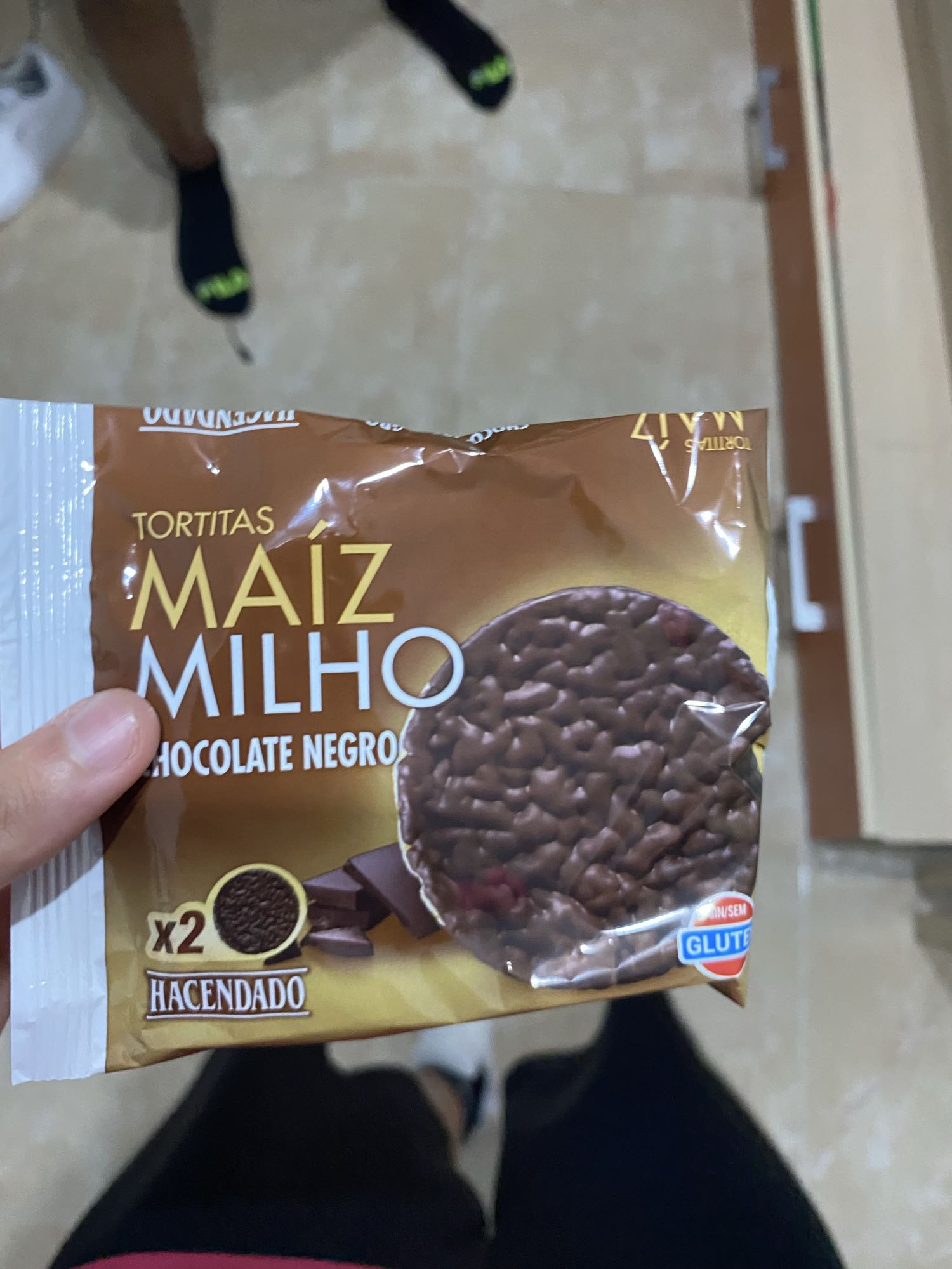 Tortitas maíz chocolate