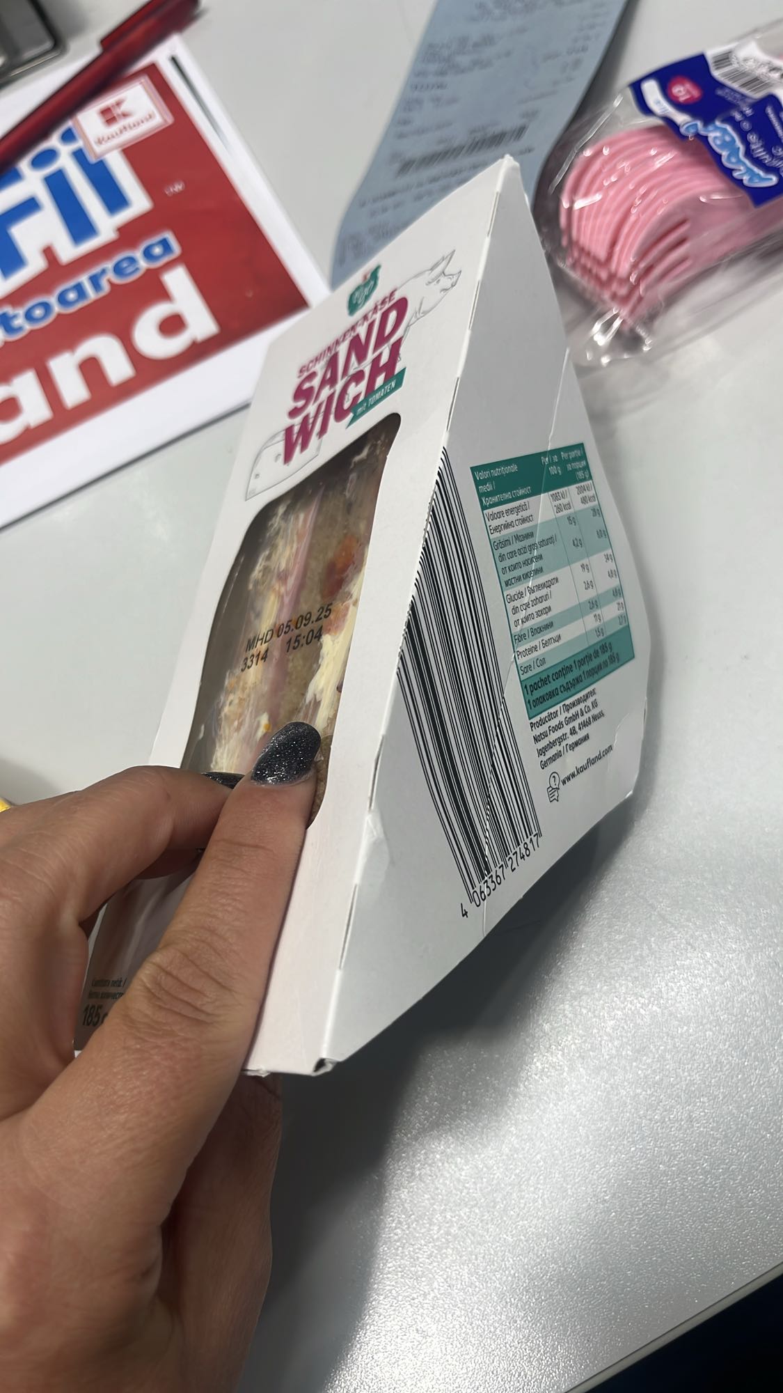 Sandviș șuncă și cașcaval