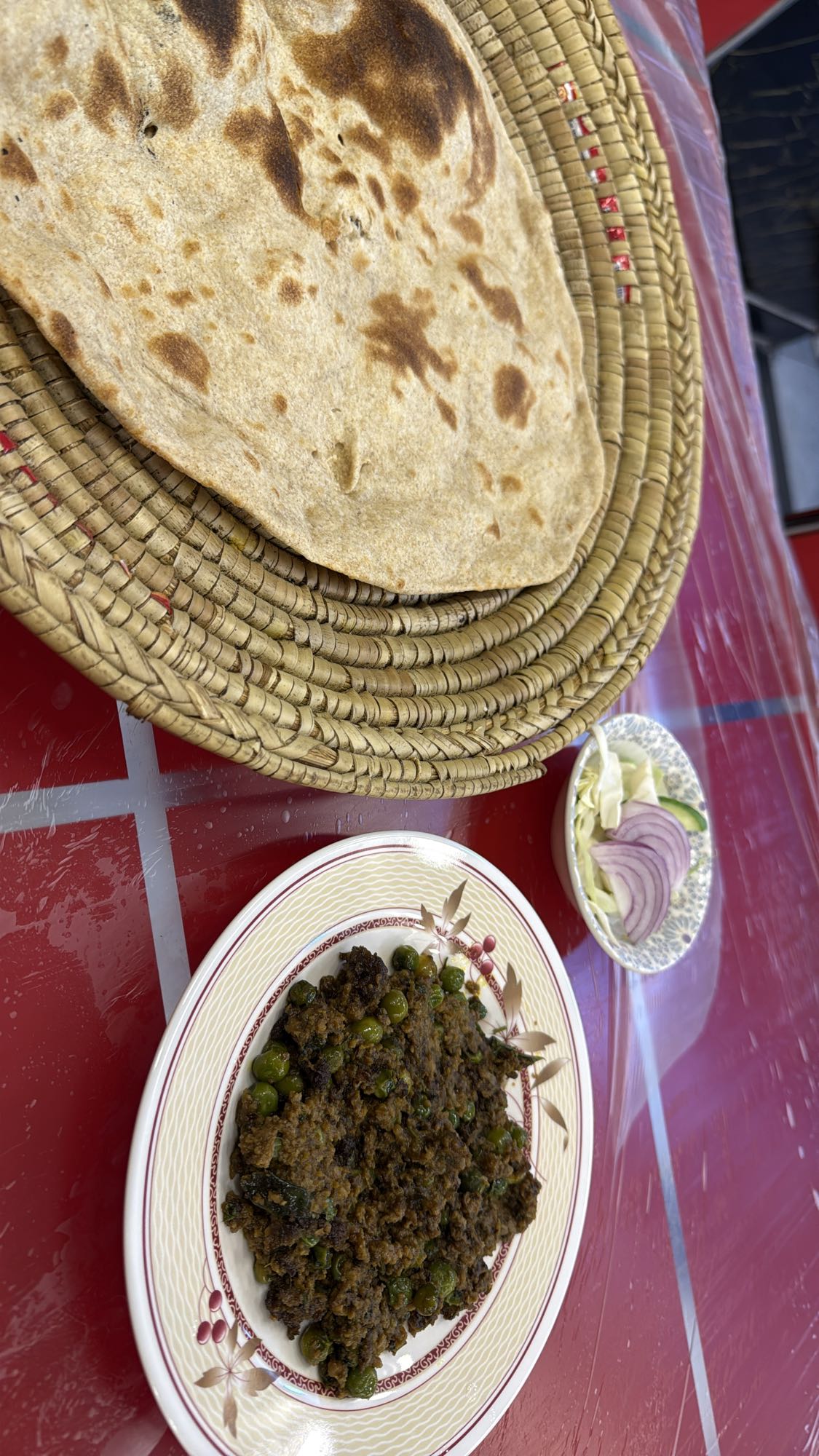 Keema with roti