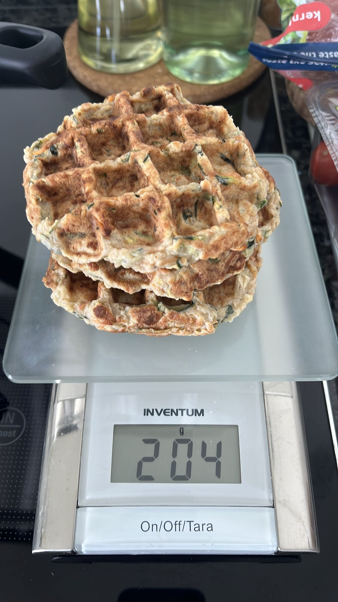 Hartige courgettewafels