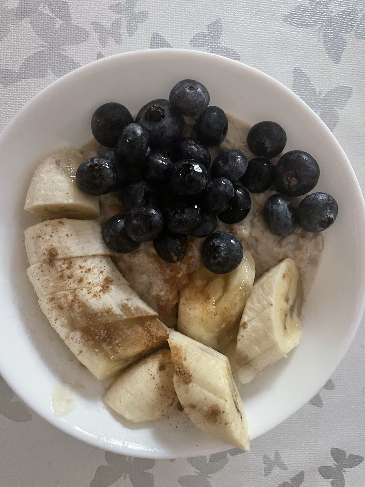 Protein Porridge mit Banane und Milch