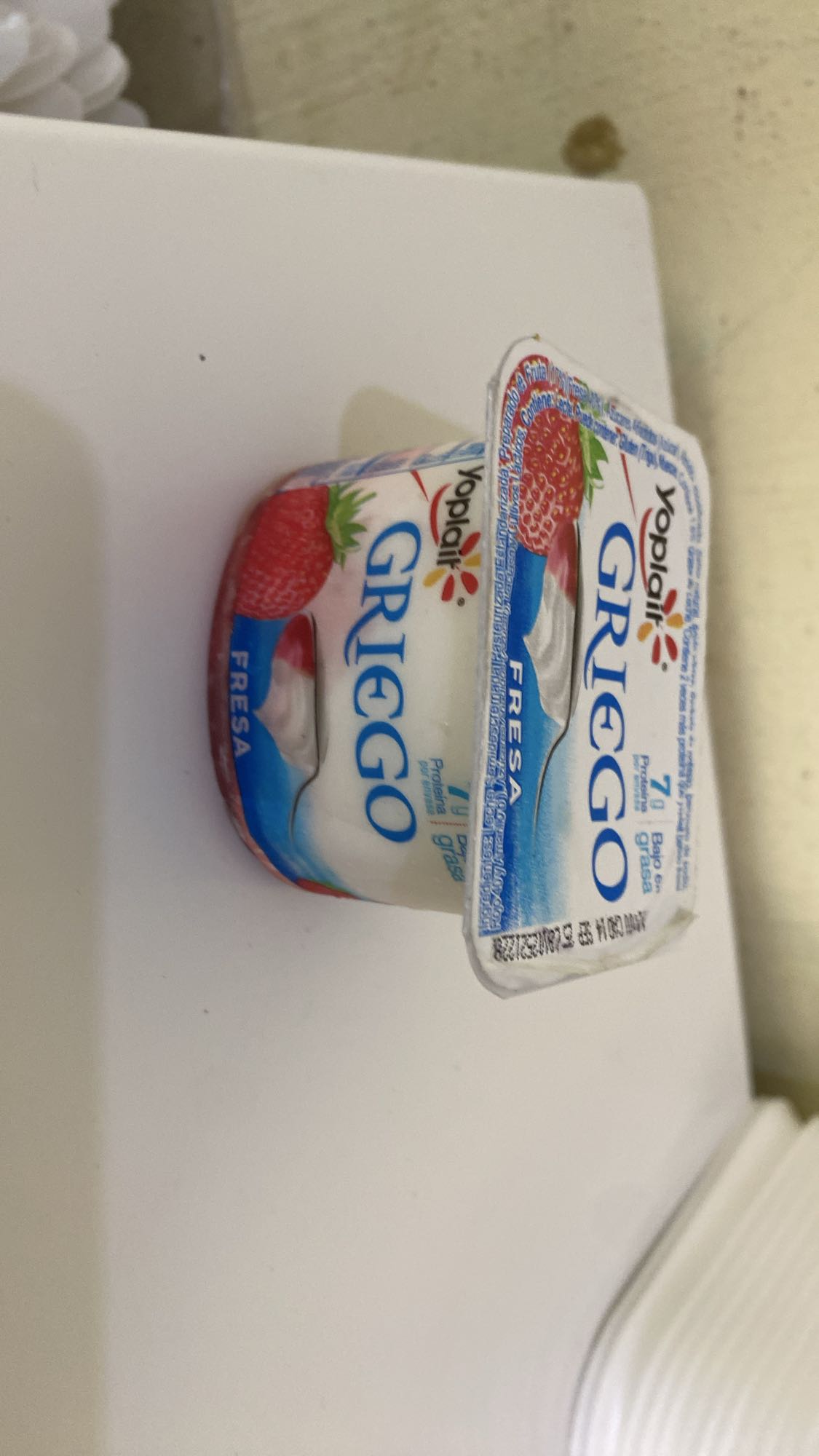 Yogur griego fresa