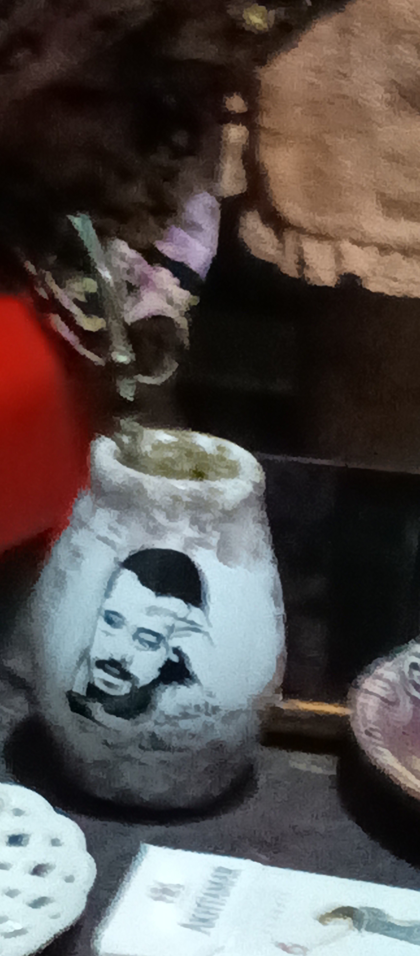 Unknown drink in cup