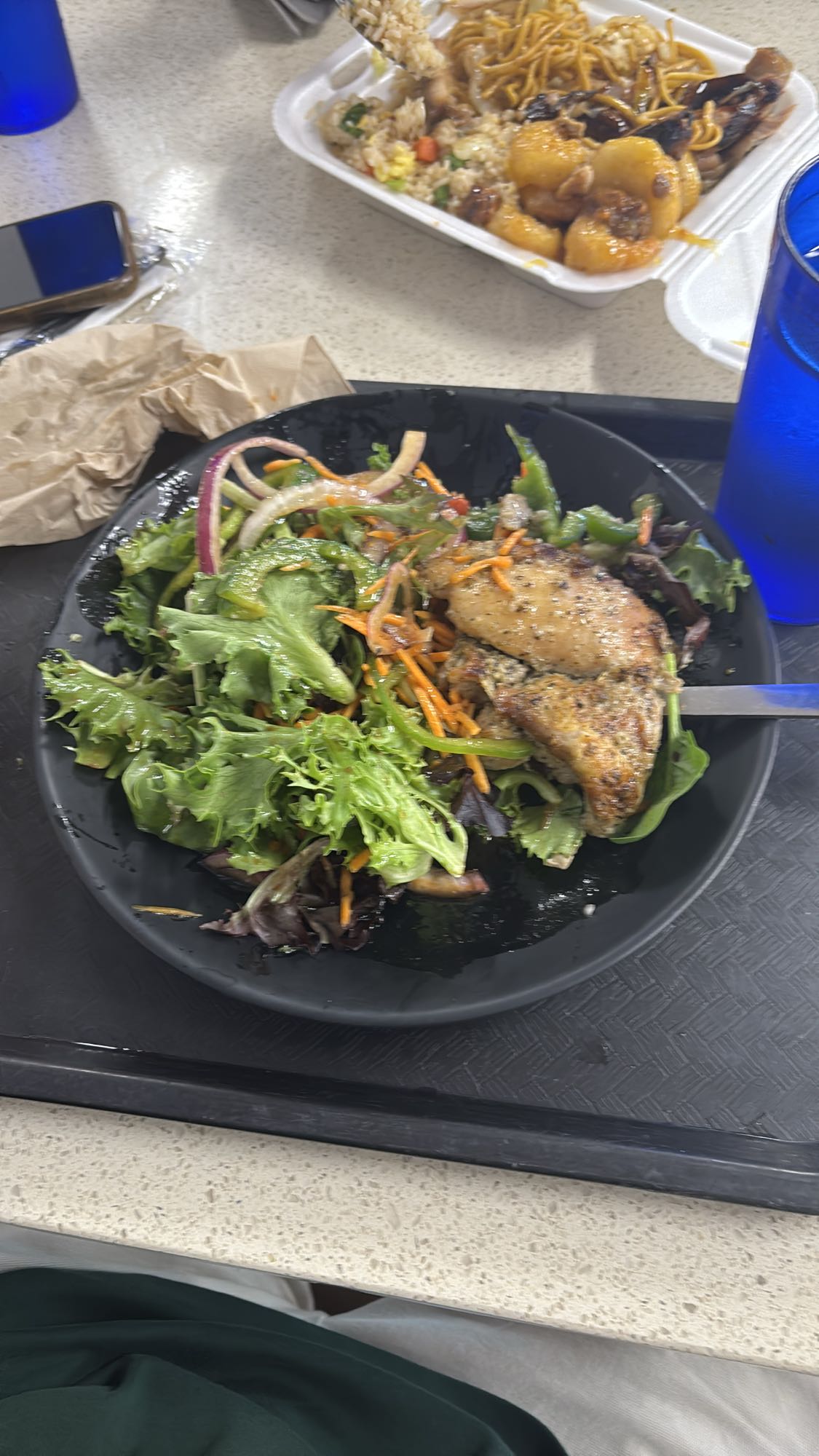 Ensalada con pollo