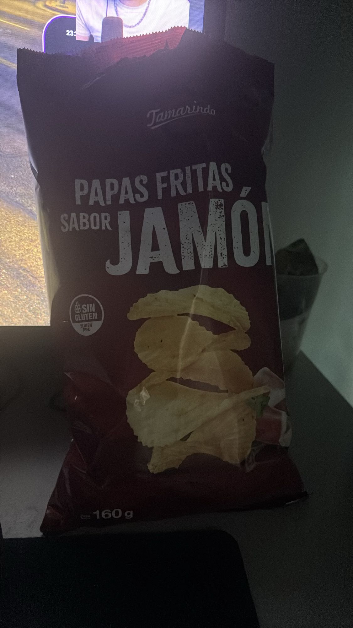 Papas fritas sabor jamón