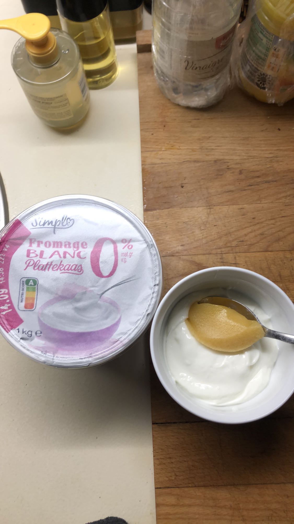 Fromage blanc au miel