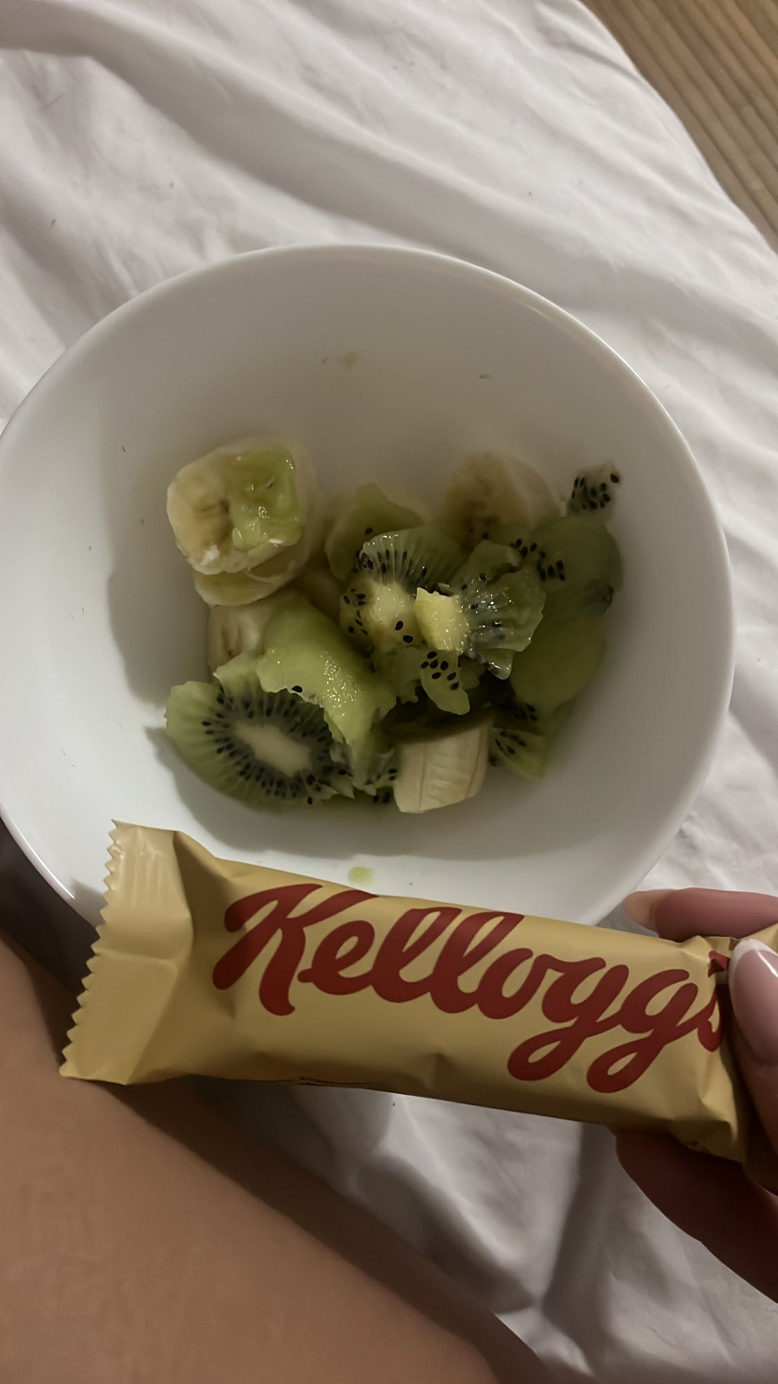 Fruits et barre céréales