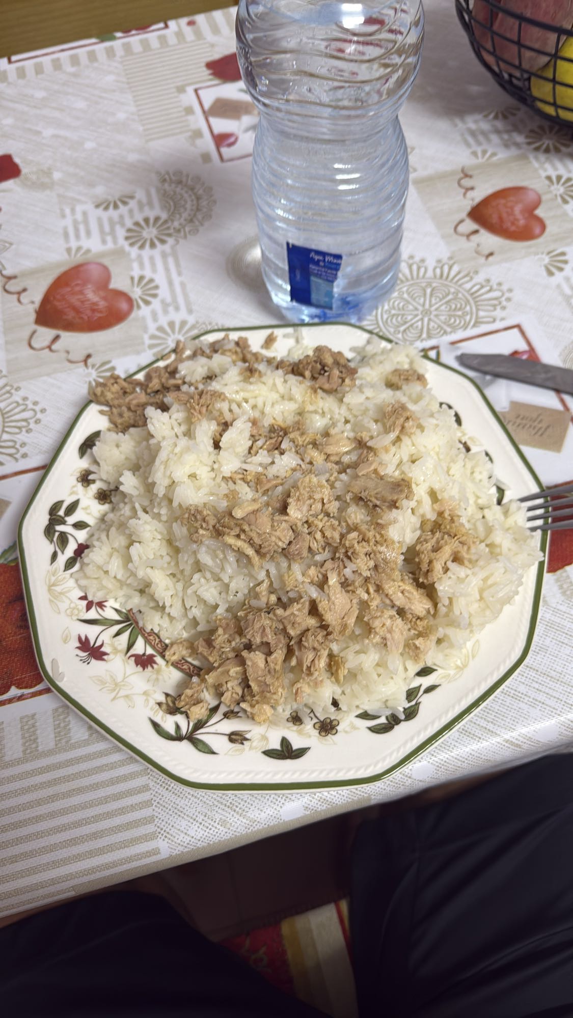 arroz con atún