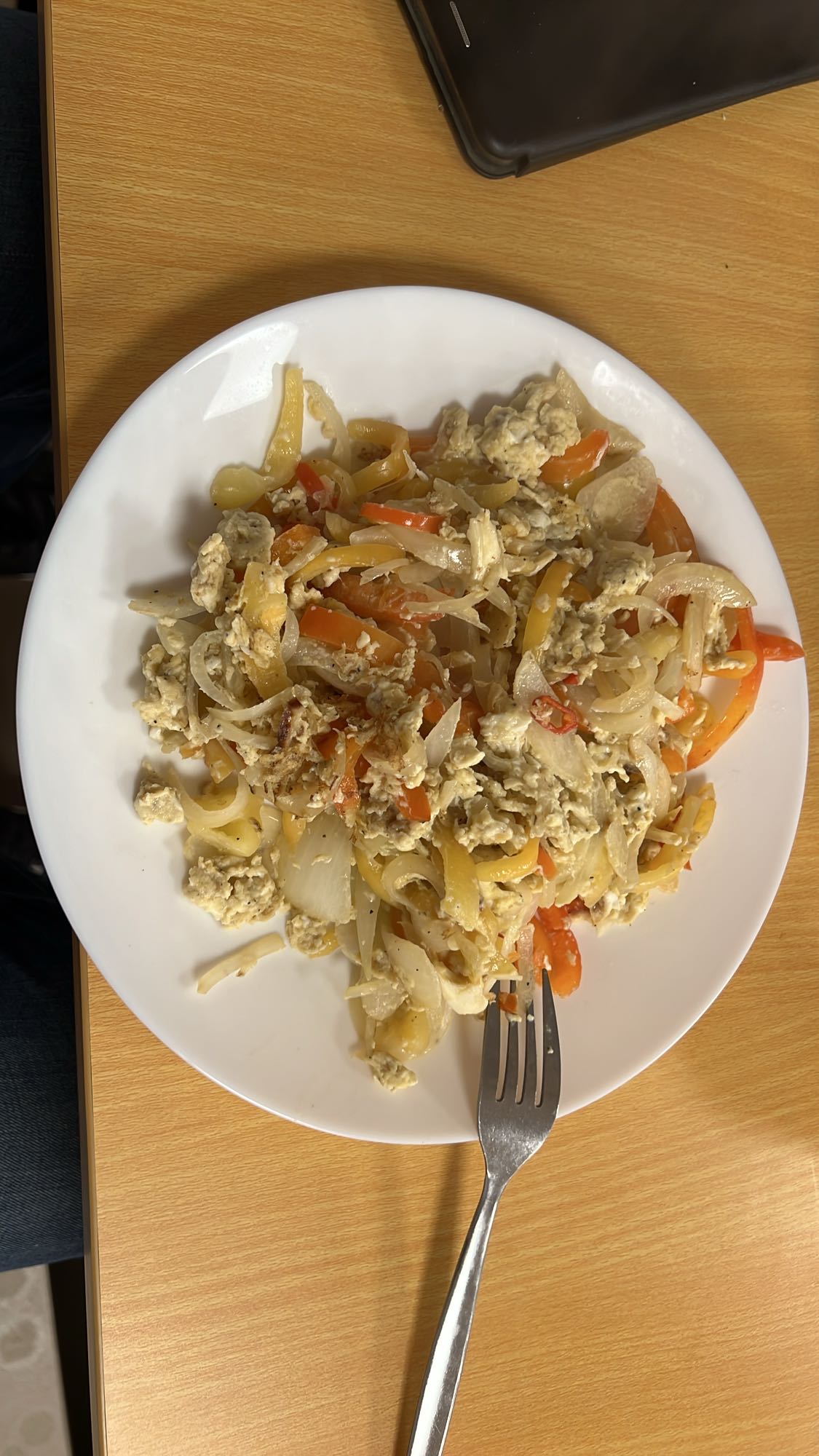 Oua cu legume sotate