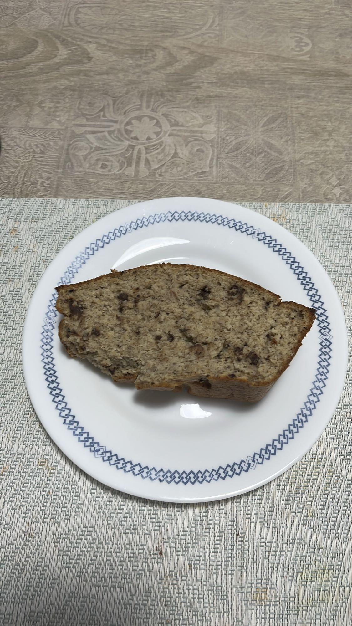 Pan de plátano con avena
