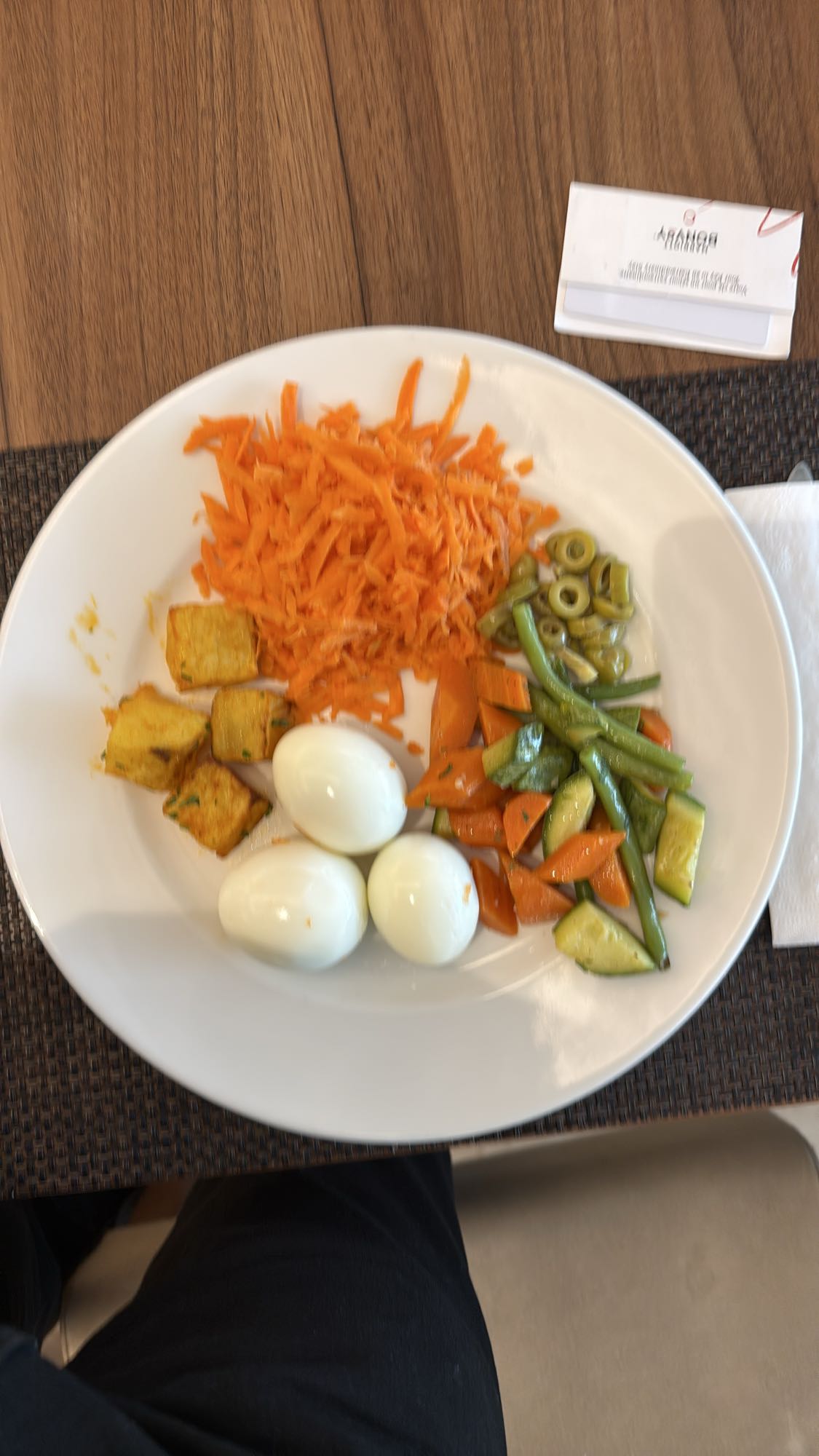 Eggs and Veggie Plate