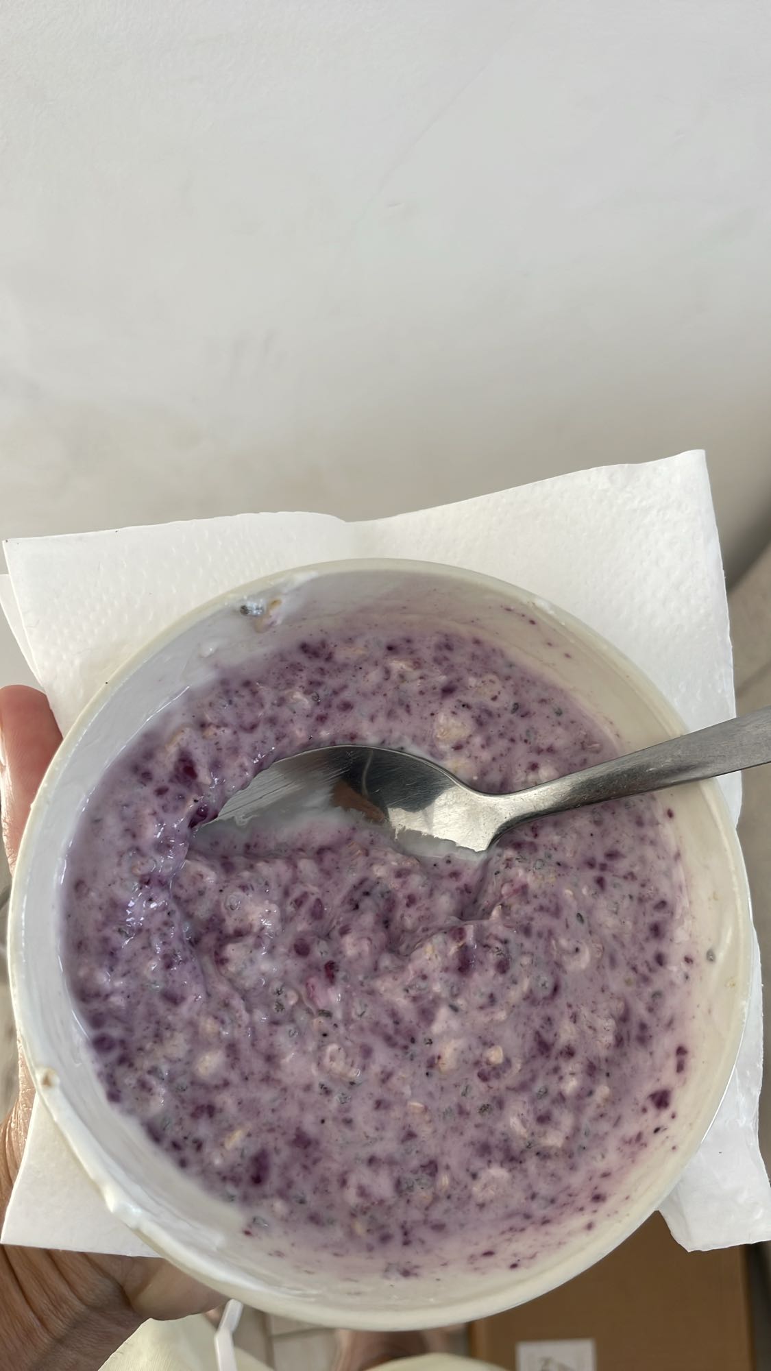 Budincă cu ovăz și afine