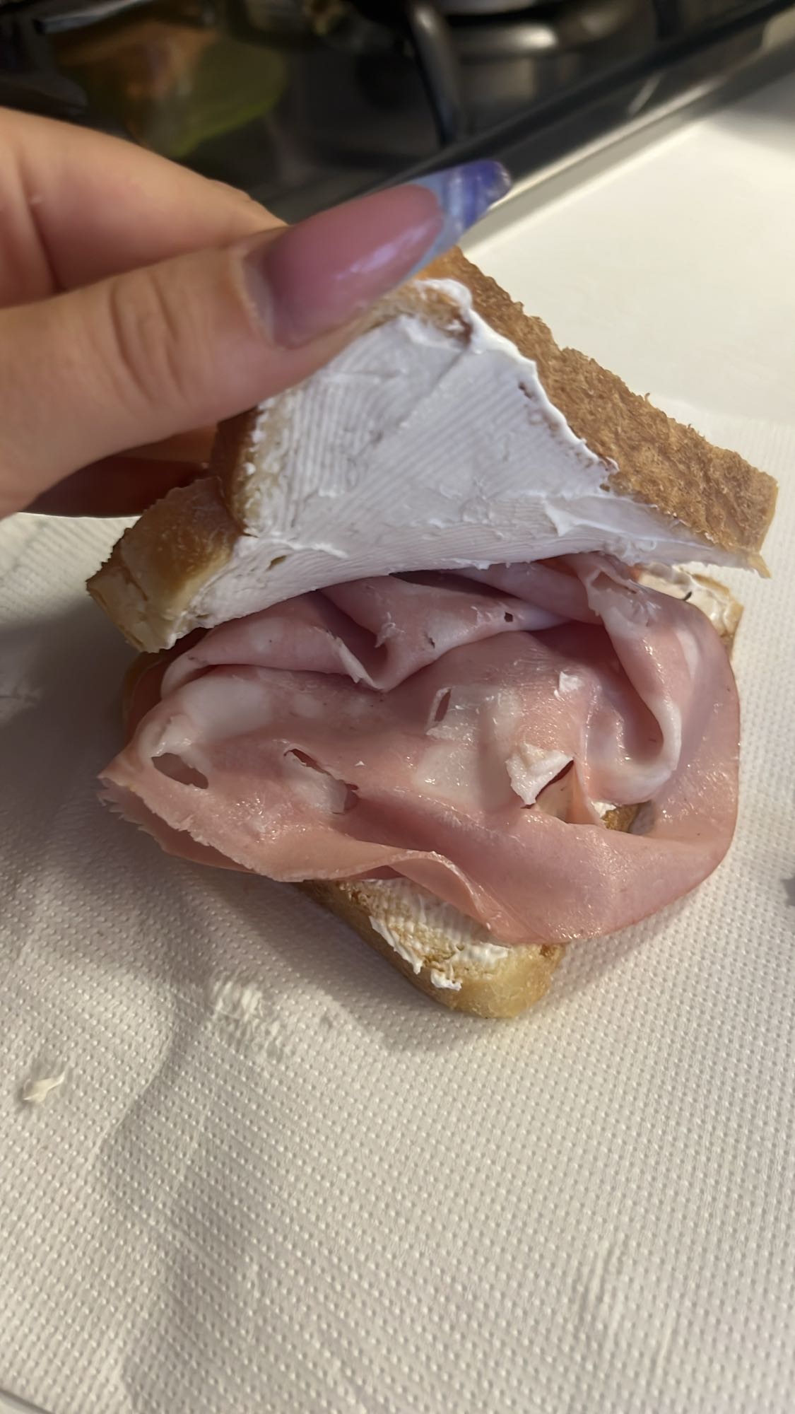 Sandwich con prosciutto