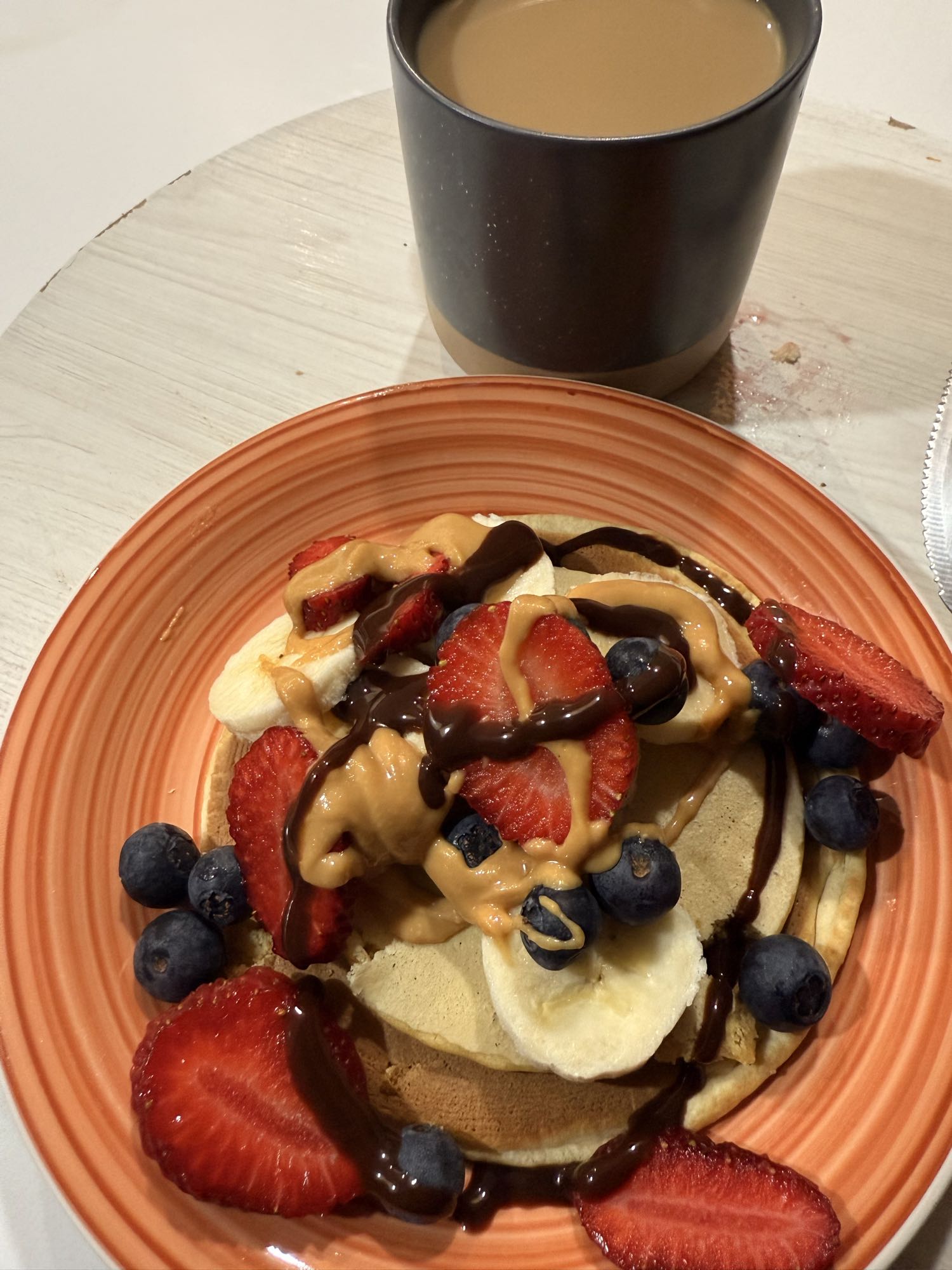 Panqueques con frutas