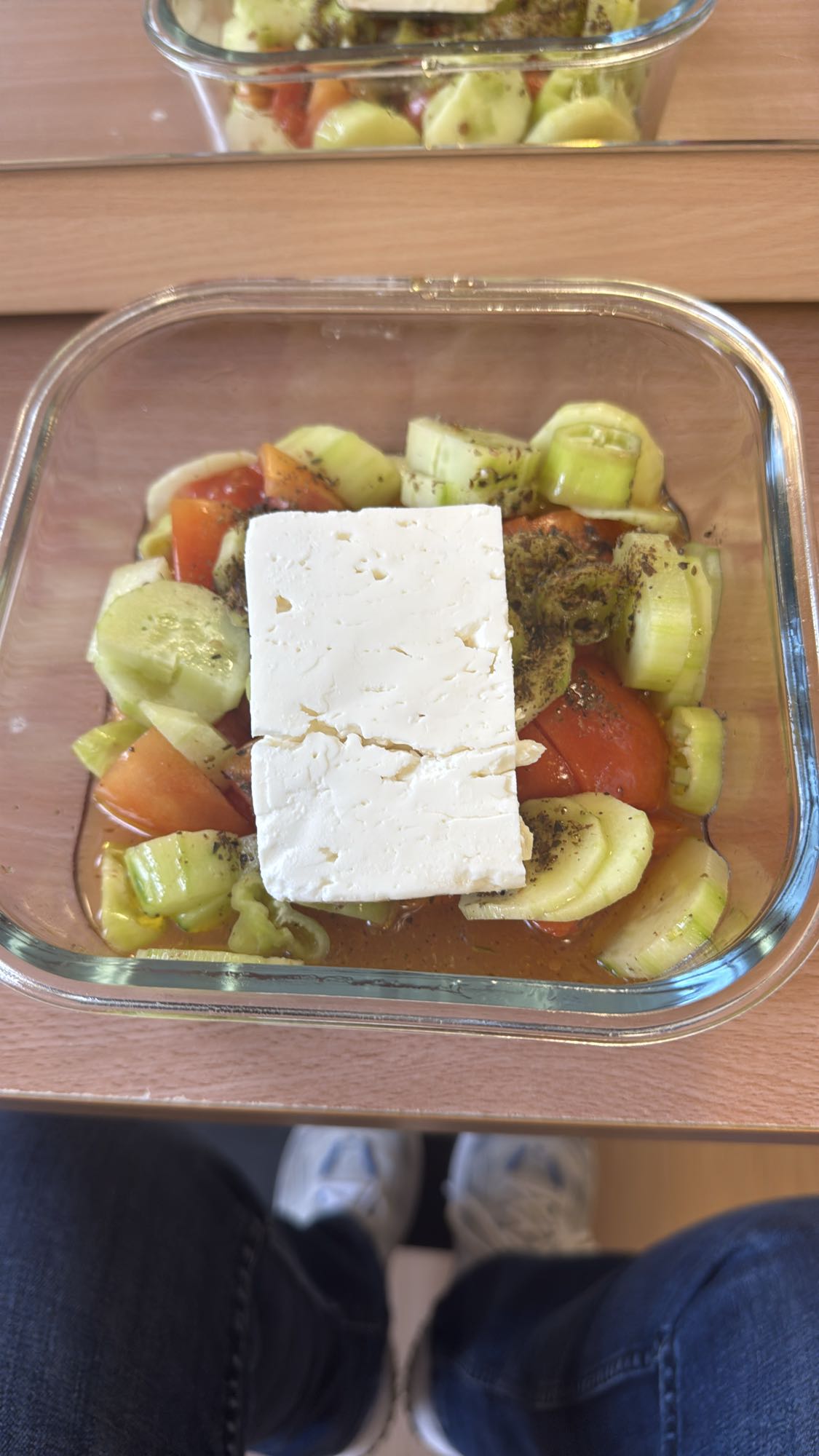 Griekse salade met feta