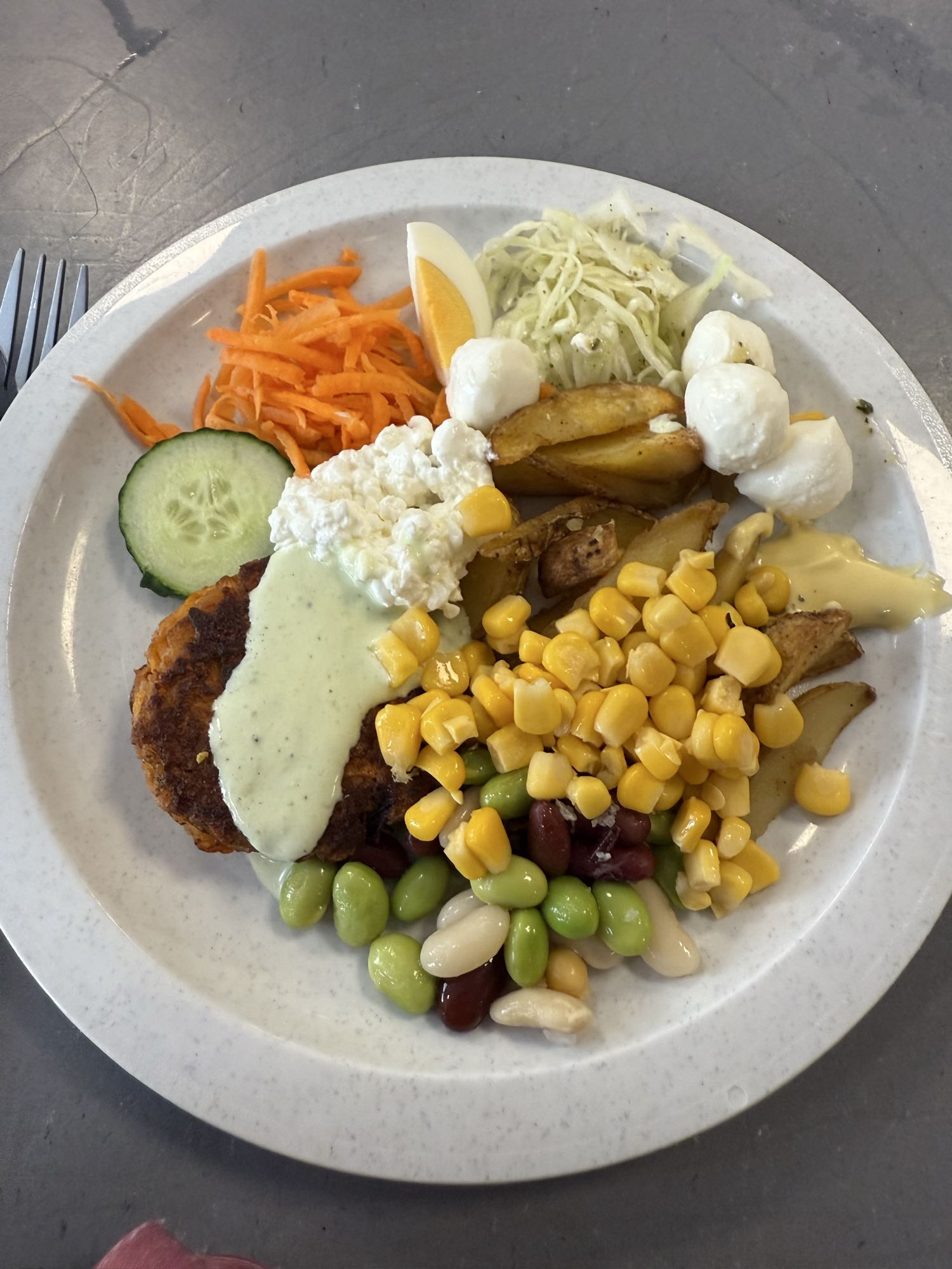 Blandad lunch tallrik