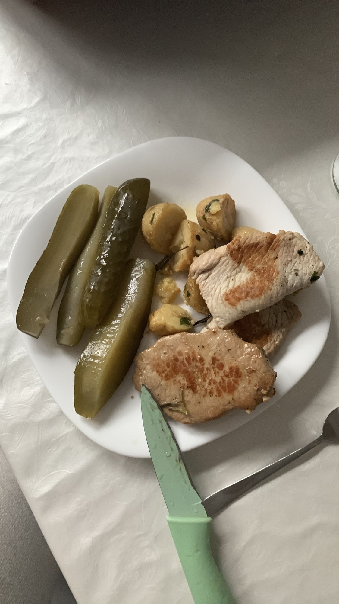 Varkensvlees met augurken