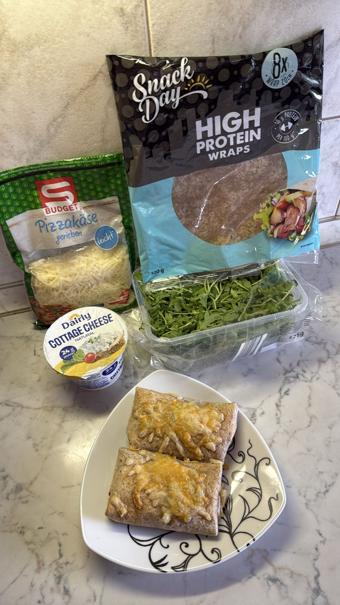 High Protein Cheese Wraps