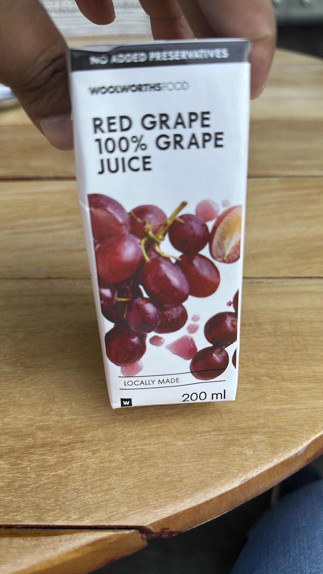 Red Grape Juice Box