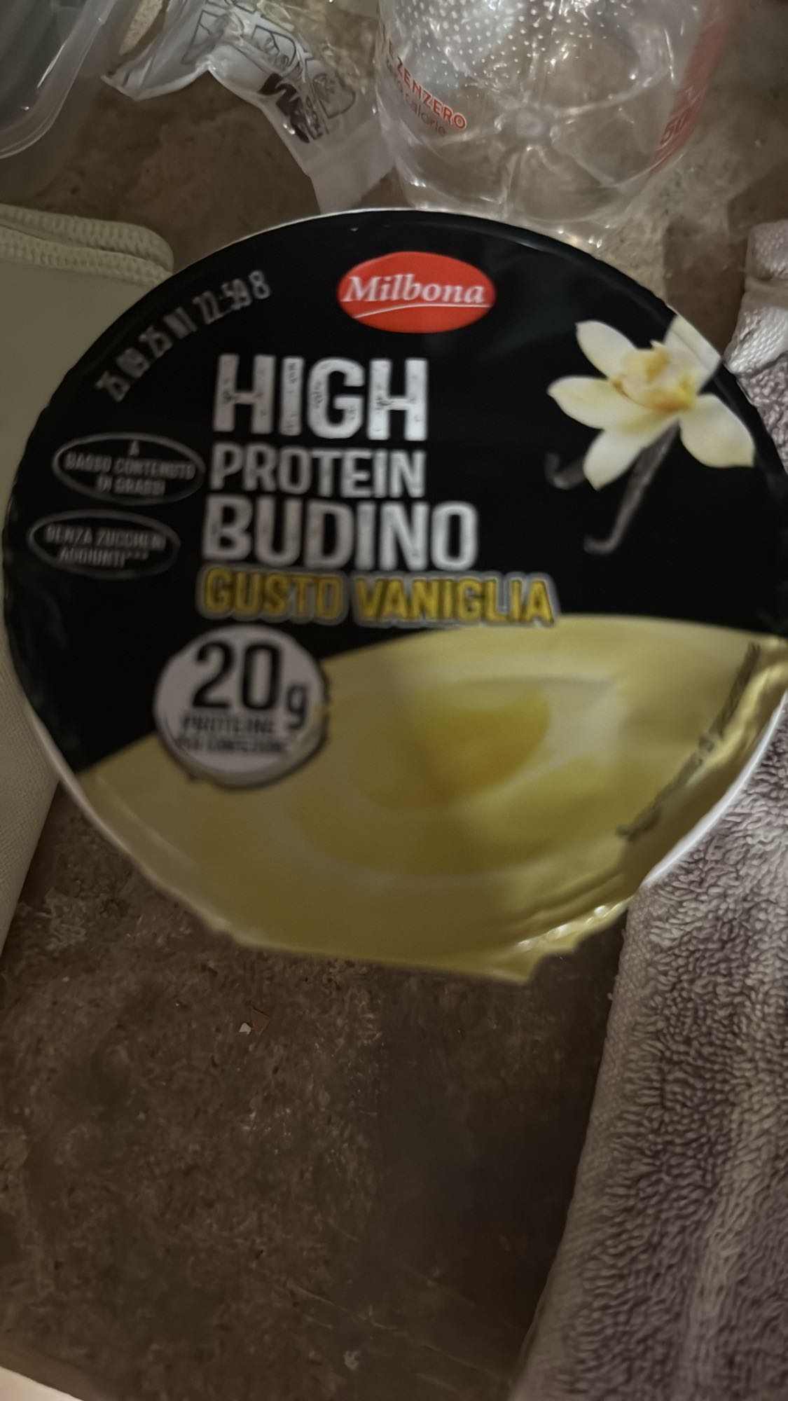 Budincă proteică vanilie