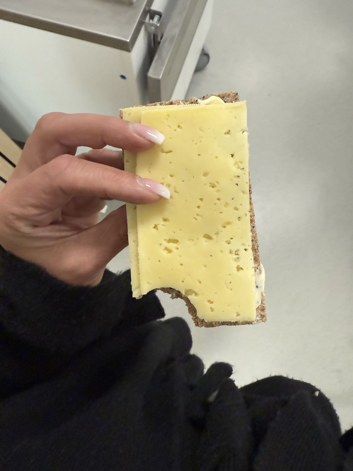 Knäckebröd med ost