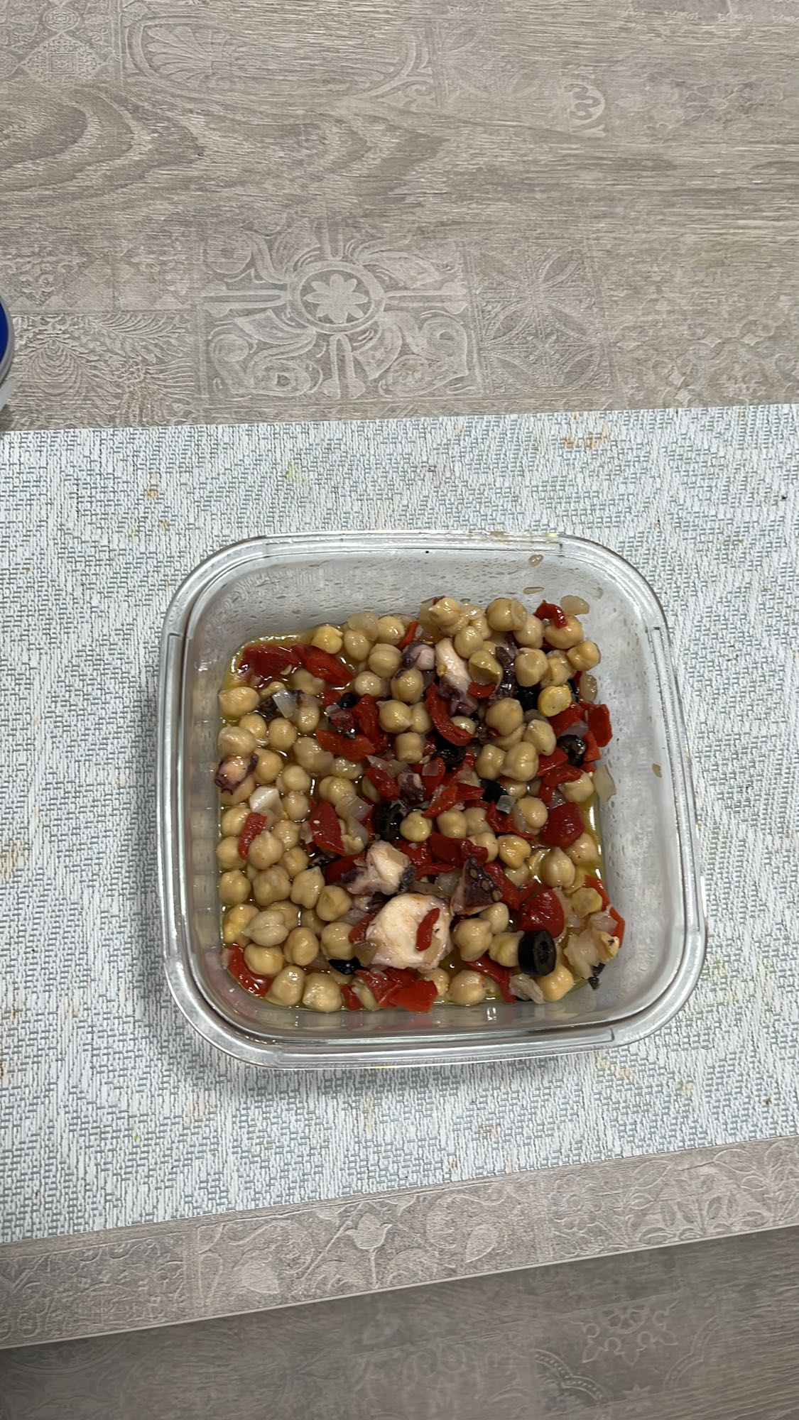 ensalada de garbanzos