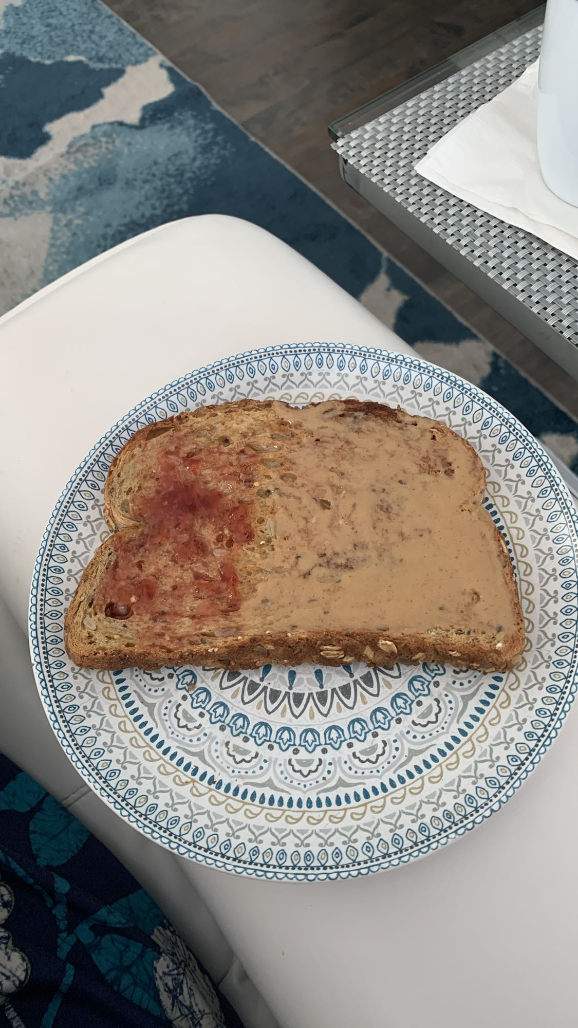 Tartine beurre de cacahuète