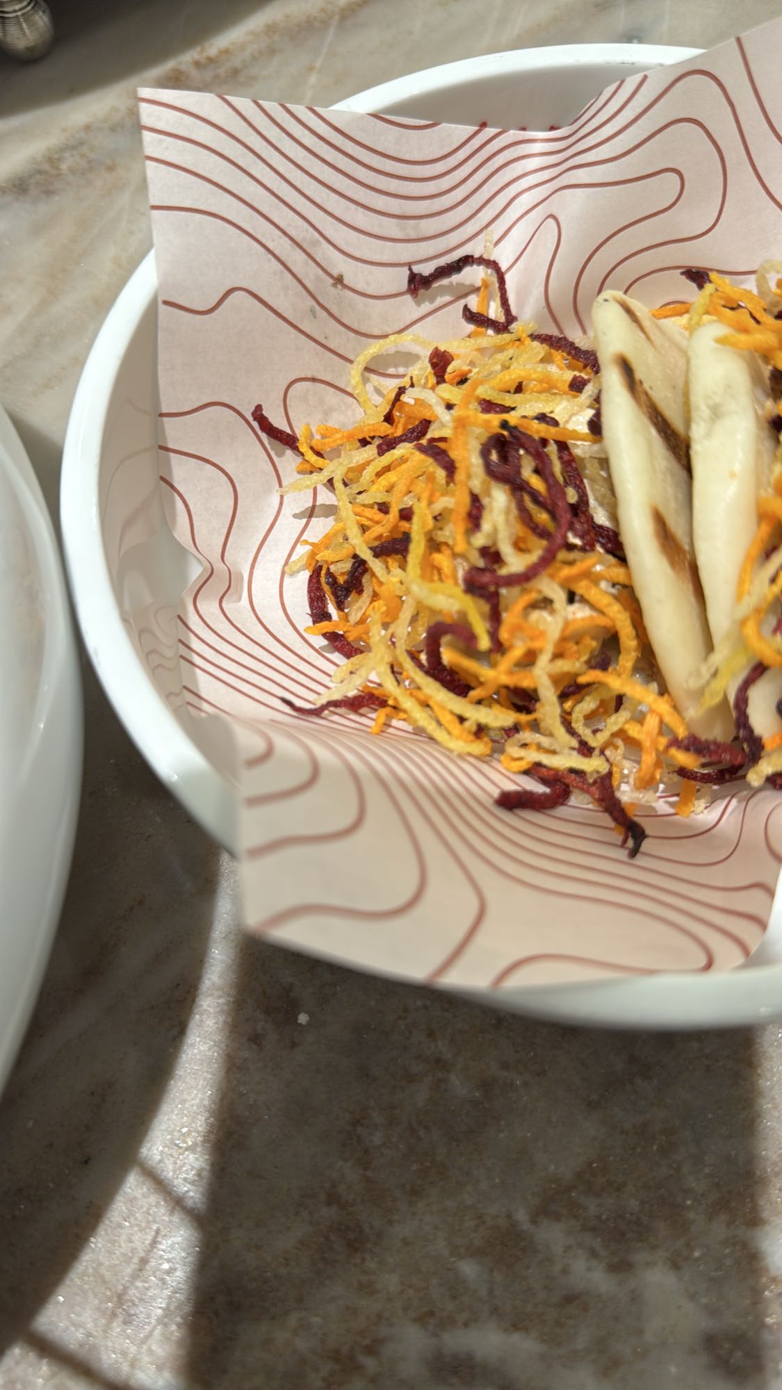 овощные тако с лепешкой