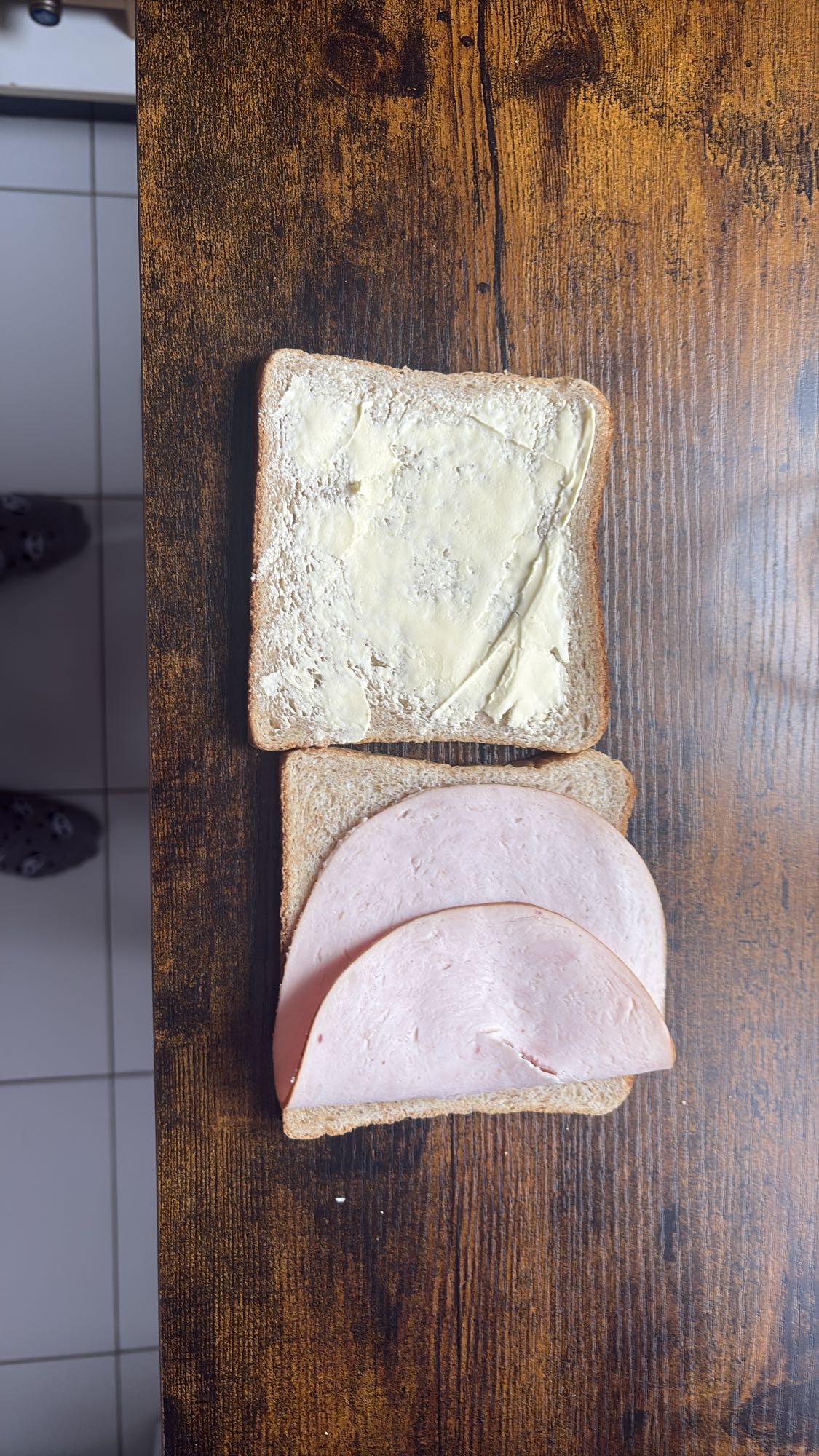 Sandwich jambon beurre