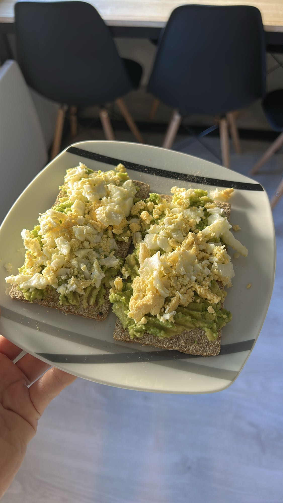 Tartines avocat œuf