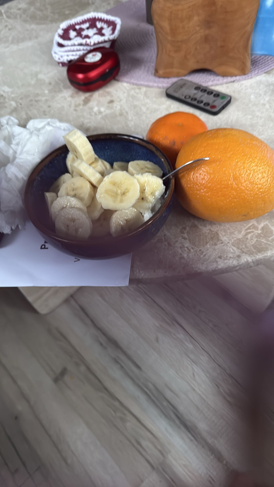 Fruktskål med banan