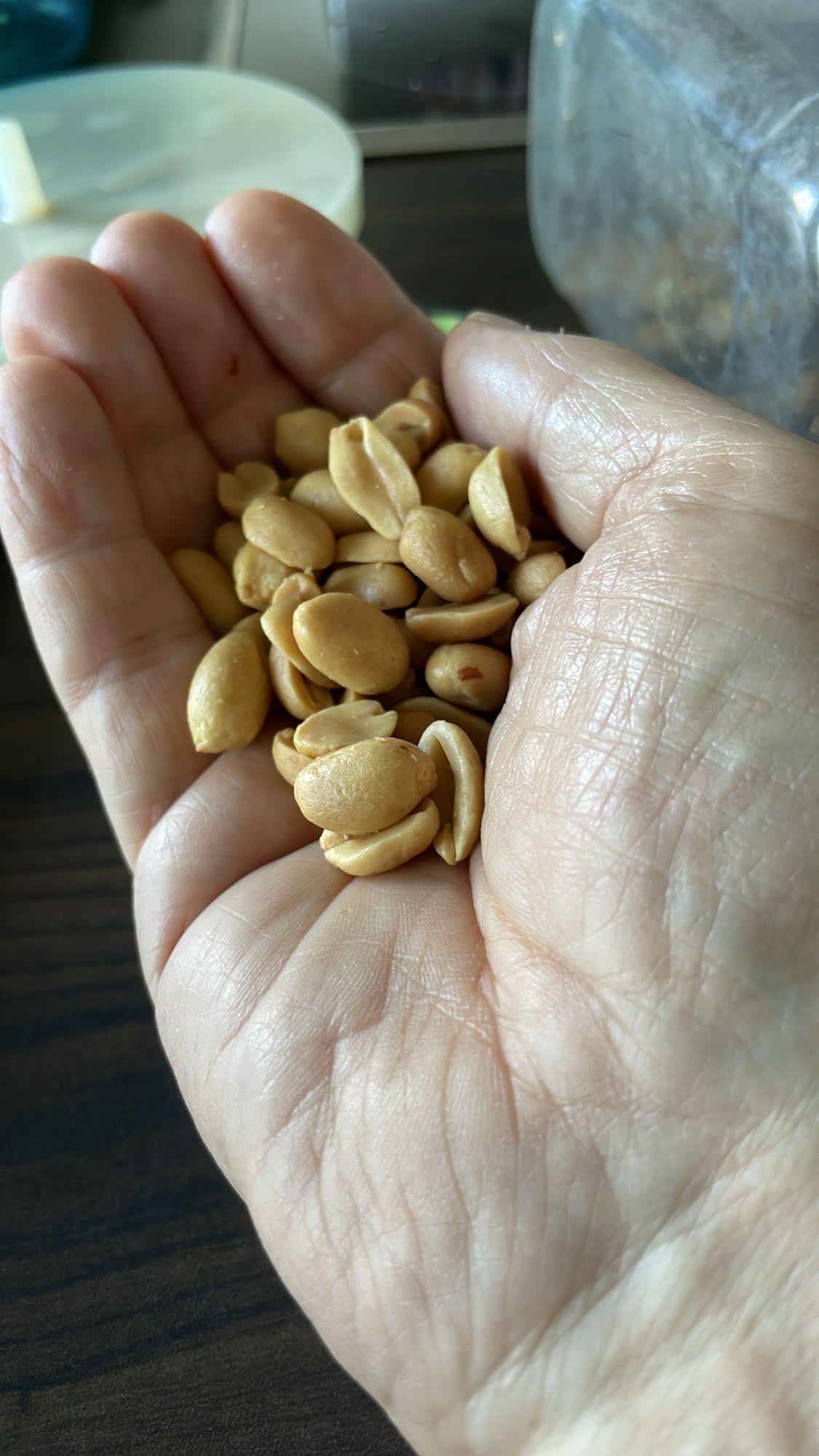 Handful of peanuts