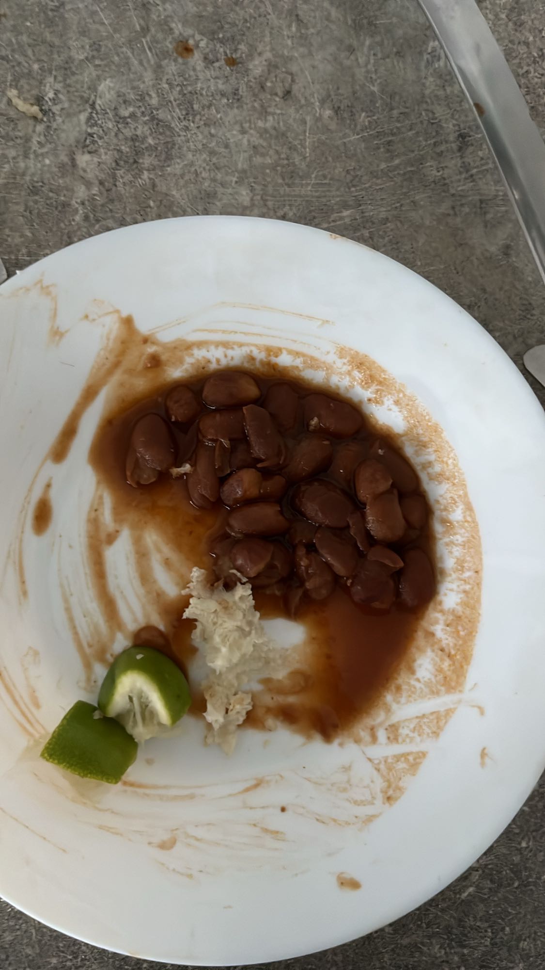 Bönor med lime och riven mat