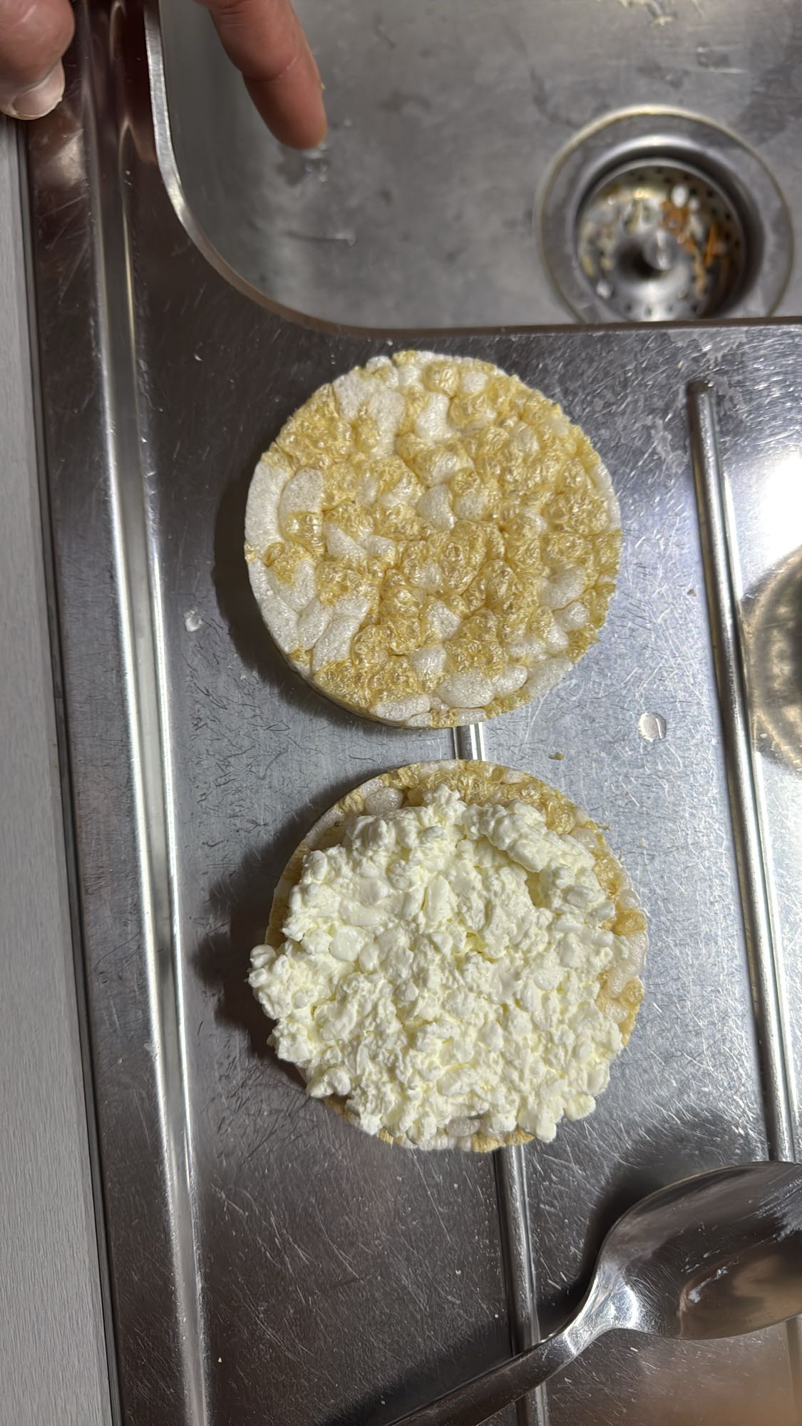 tortitas con requesón