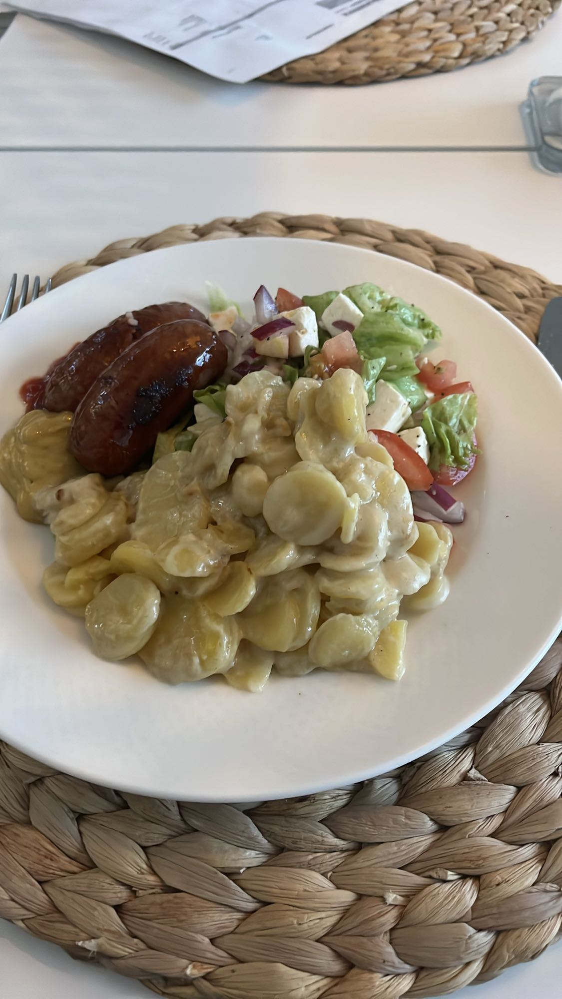 Korv med potatisgratäng