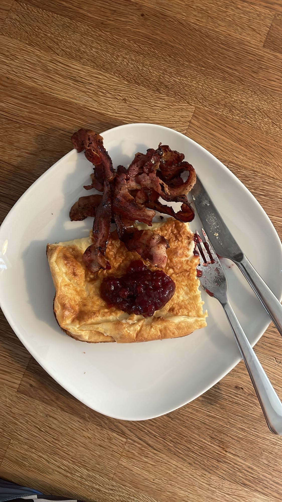 Ugnspannkaka med bacon