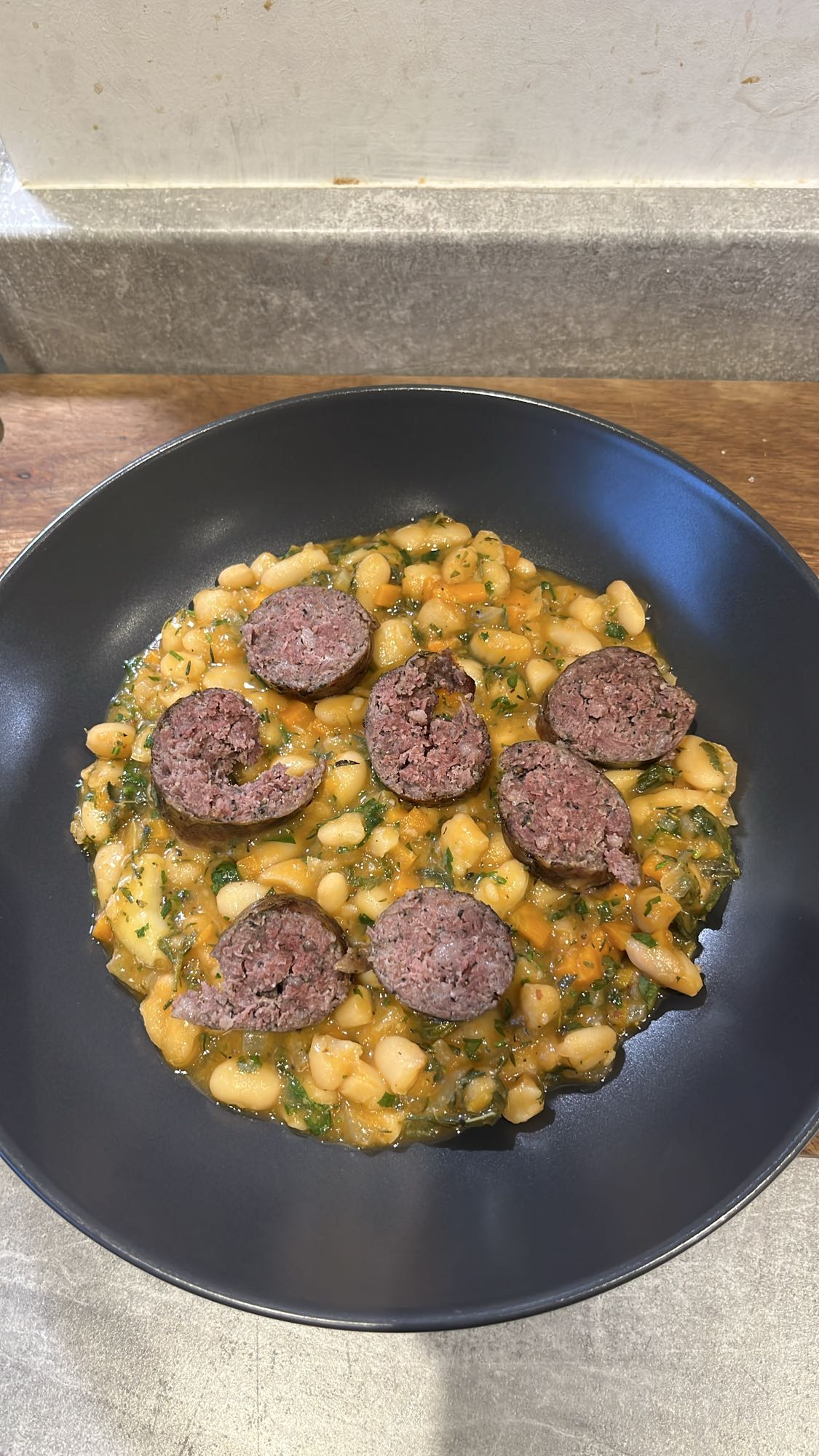 Sausage and bean stew