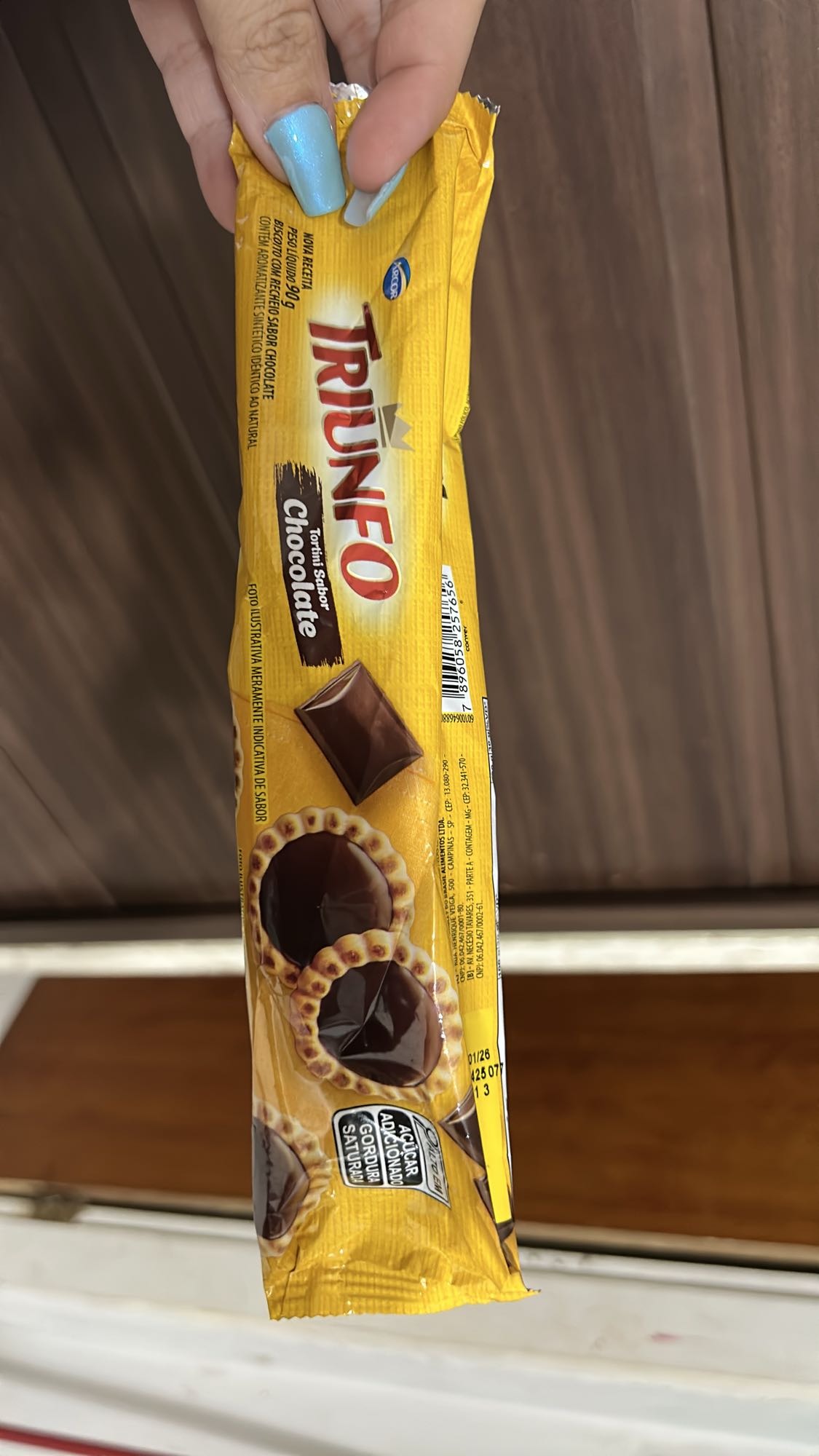 Biscoito Trunfo Chocolate