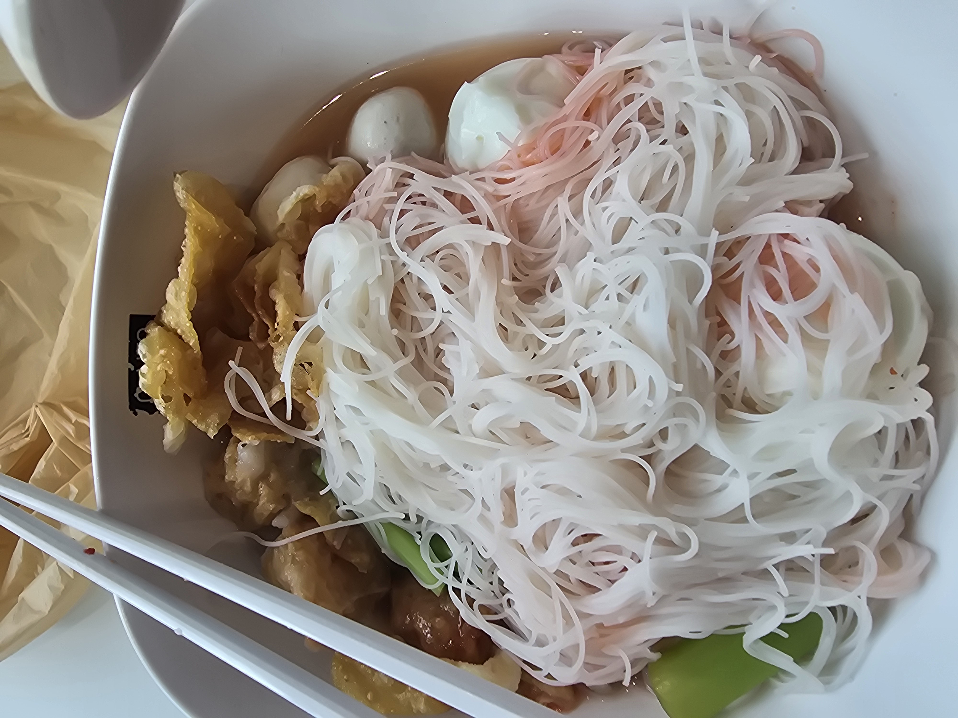Rice Noodle Soup Bowl