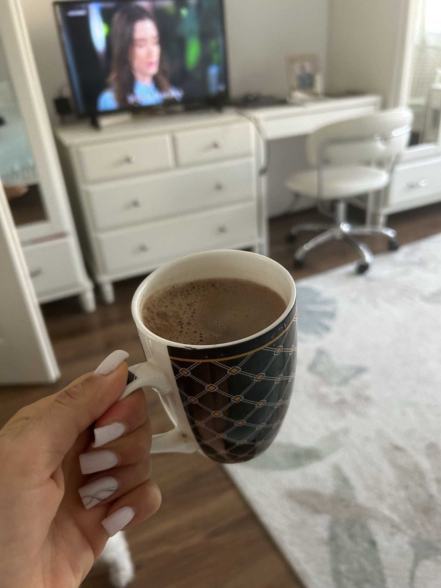 Cafea simplă cu puțină scorțișoară