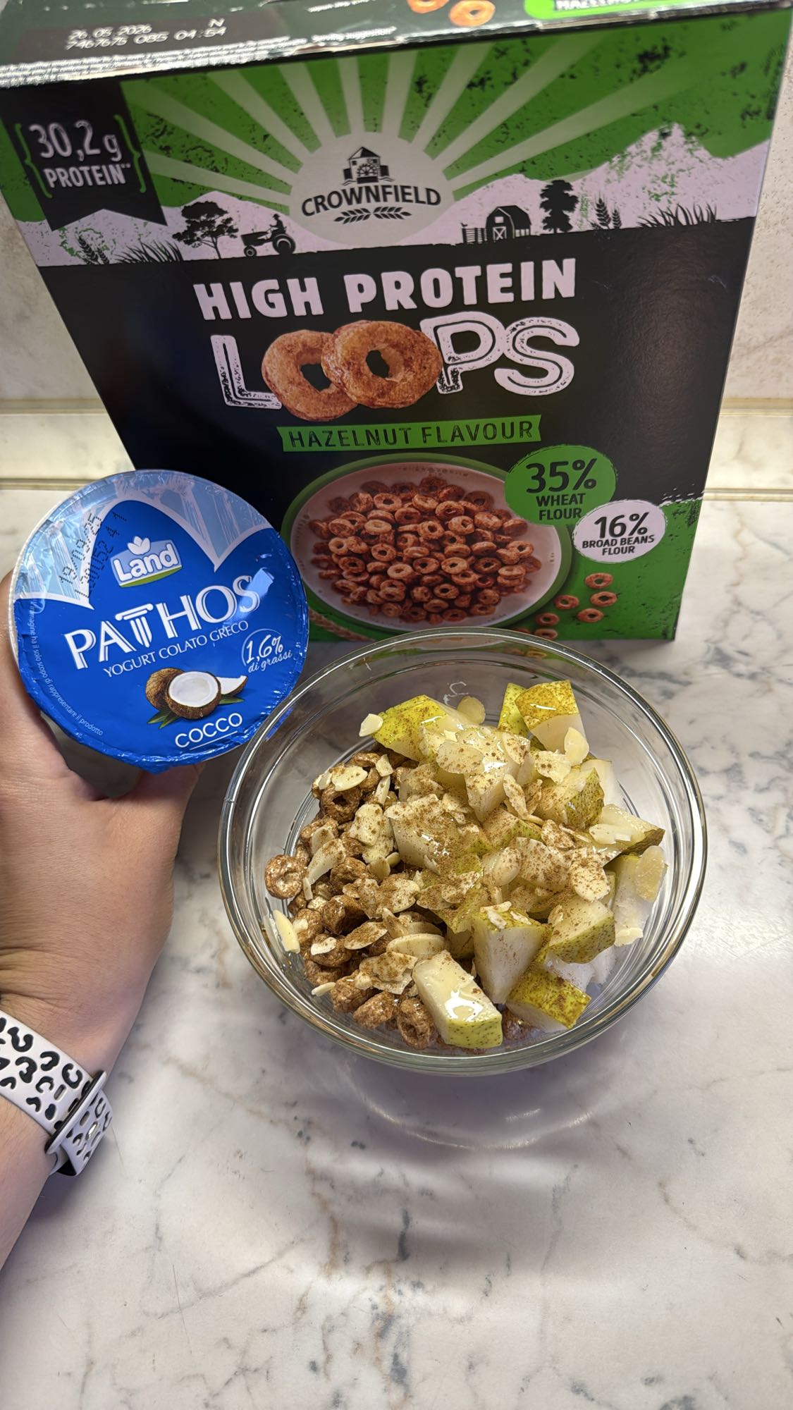 Protein Cereal Yogurt Bowl