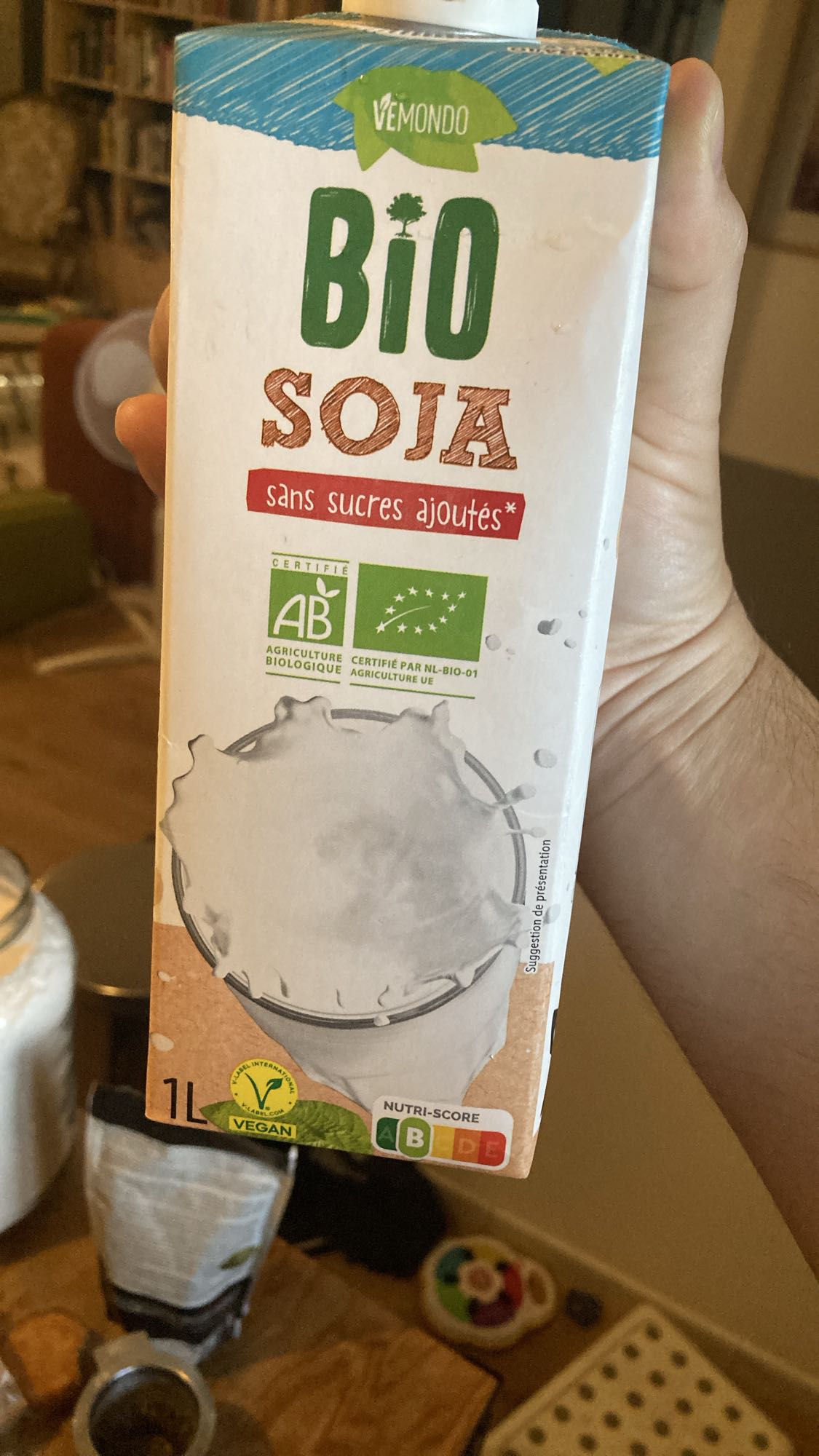 Lait de soja bio