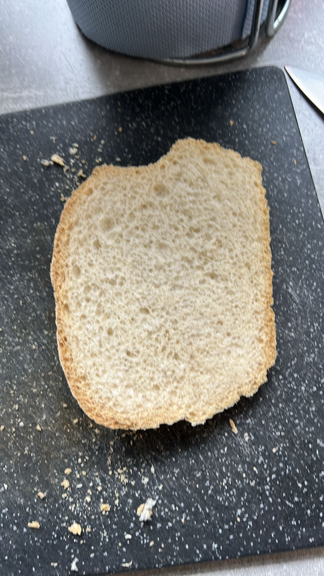 Plain White Bread Slice